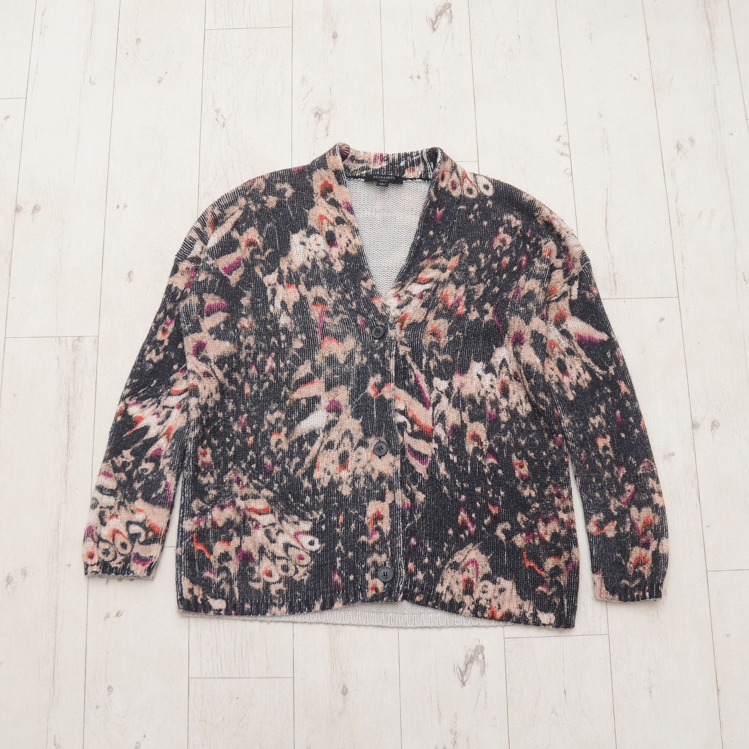 Allsaints × Designer AllSaints Wing Cardigan Avant-Garde Style Y2K Oversized Size S / US 4 / IT 40 - 1 Thumbnail