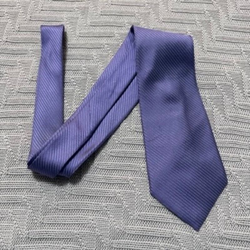 Other Paul Dione purple montone striped silk tie Size ONE SIZE - 1 Thumbnail