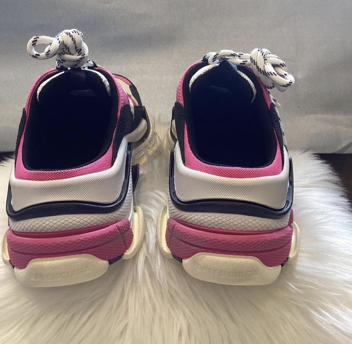 Balenciaga Balenciaga Triple S Mule Sneakers Size US 7 / IT 37 - 2 Thumbnail