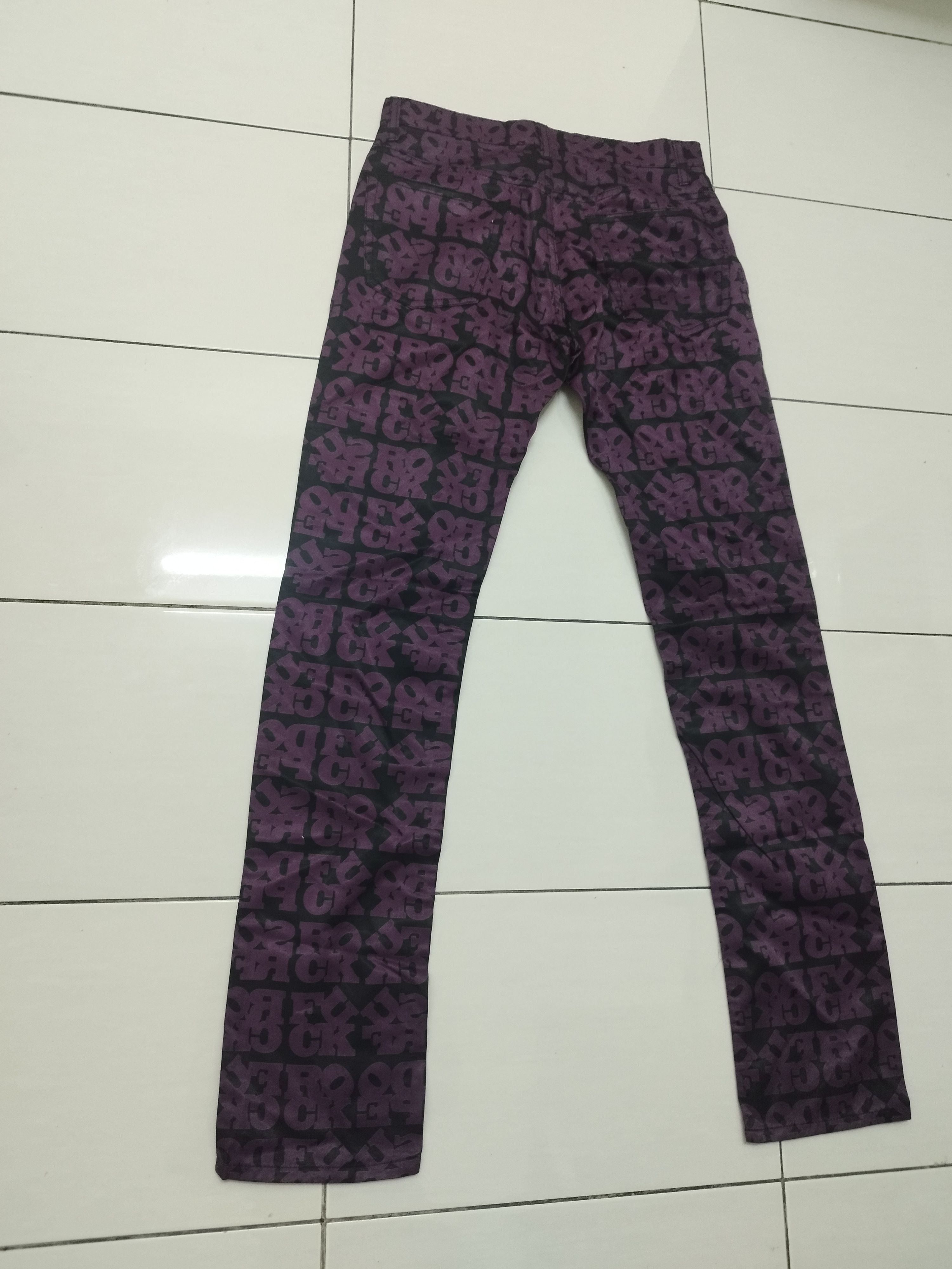 Hysteric Glamour × If Six Was Nine × Japanese Brand 00's Hysteric Glamour "Fuck Rock " Pants Size US 28 / EU 44 - 7 Thumbnail