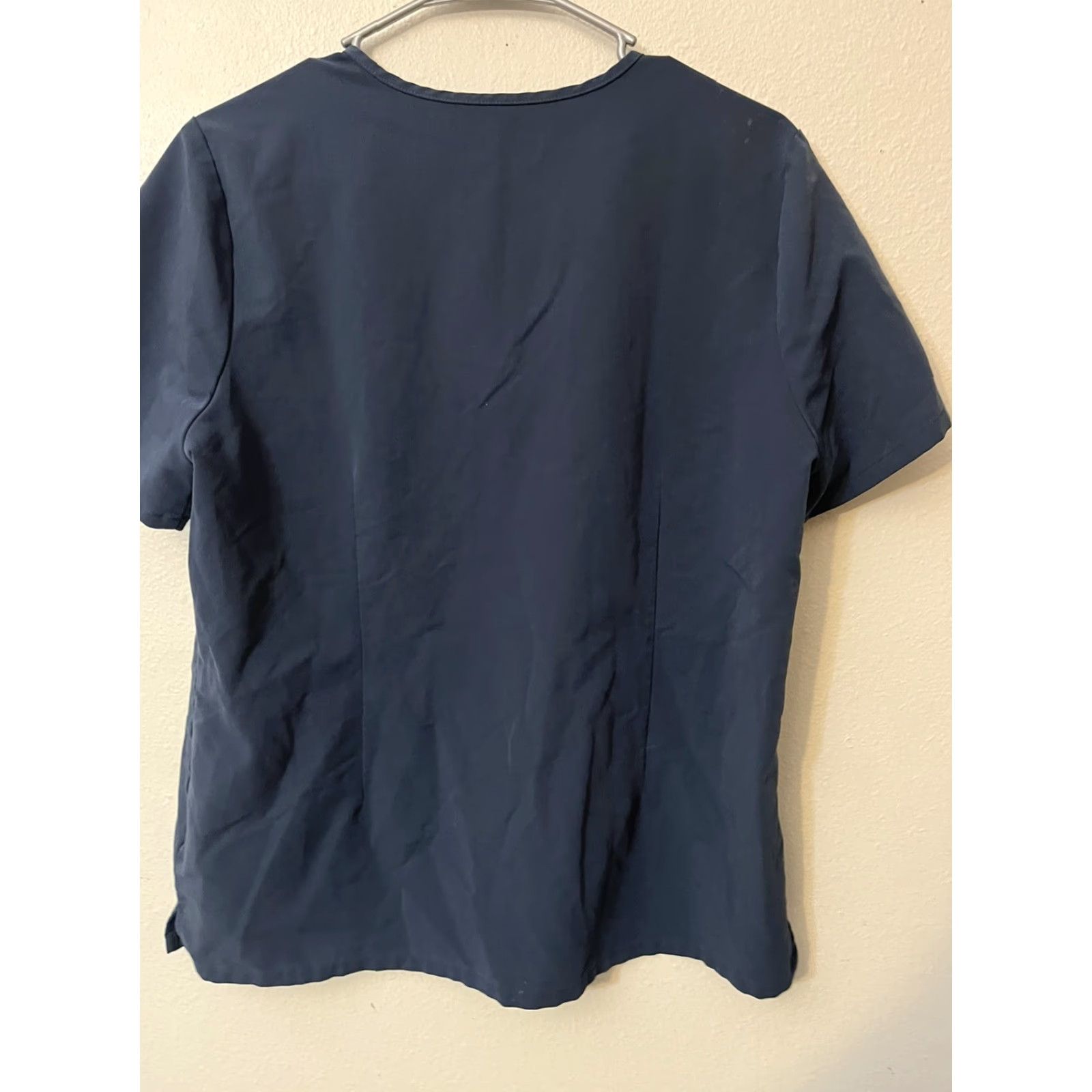 Vintage FIGS Shirt Womens Large Technical Collection Scrubs Nurse Lightweight Stretchy Blue Polyester Size L / US 10 / IT 46 - 3 Thumbnail