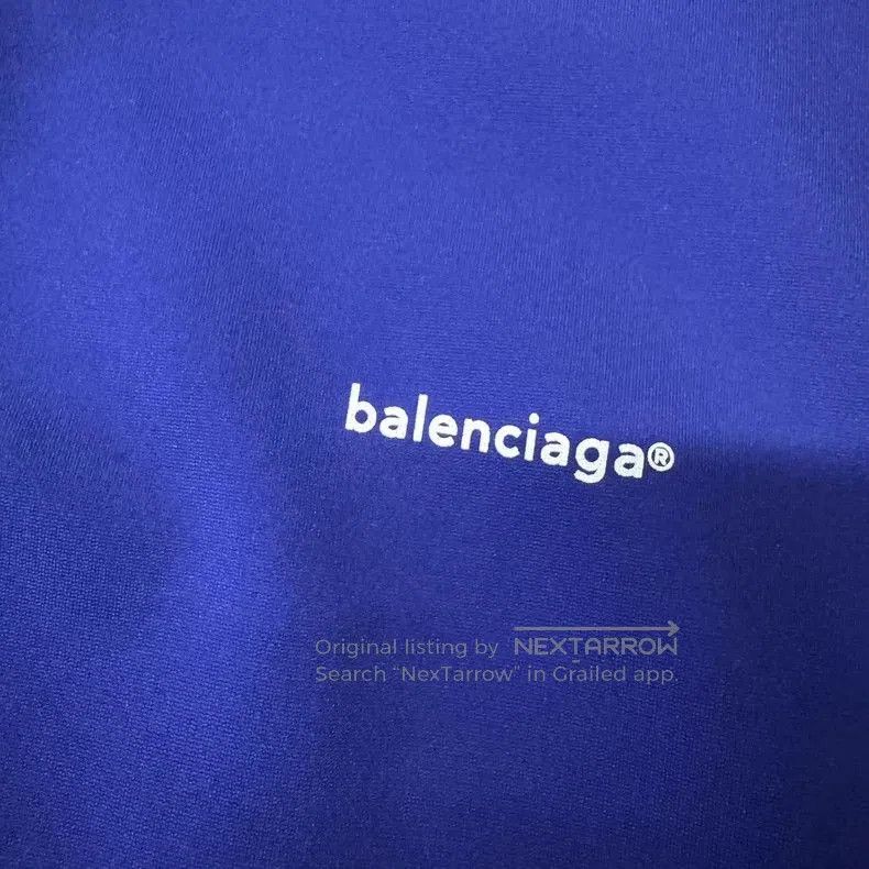 Balenciaga Balenciaga Blue Purple Jacket Coat. Size US L / EU 52-54 / 3 - 3 Thumbnail