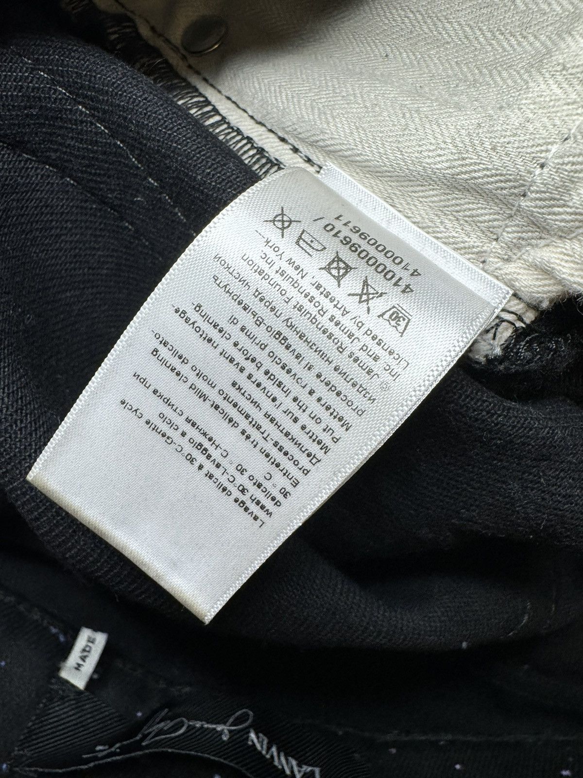 Lanvin LANVIN Galaxy-Print Straight Leg Jeans Size US 34 / EU 50 - 6 Thumbnail