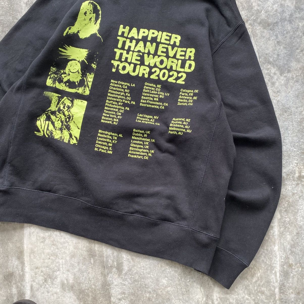 Billie Eilish Billie Eilish Happier Than Ever Hoodie (XL) Size US XL / EU 56 / 4 - 6 Thumbnail