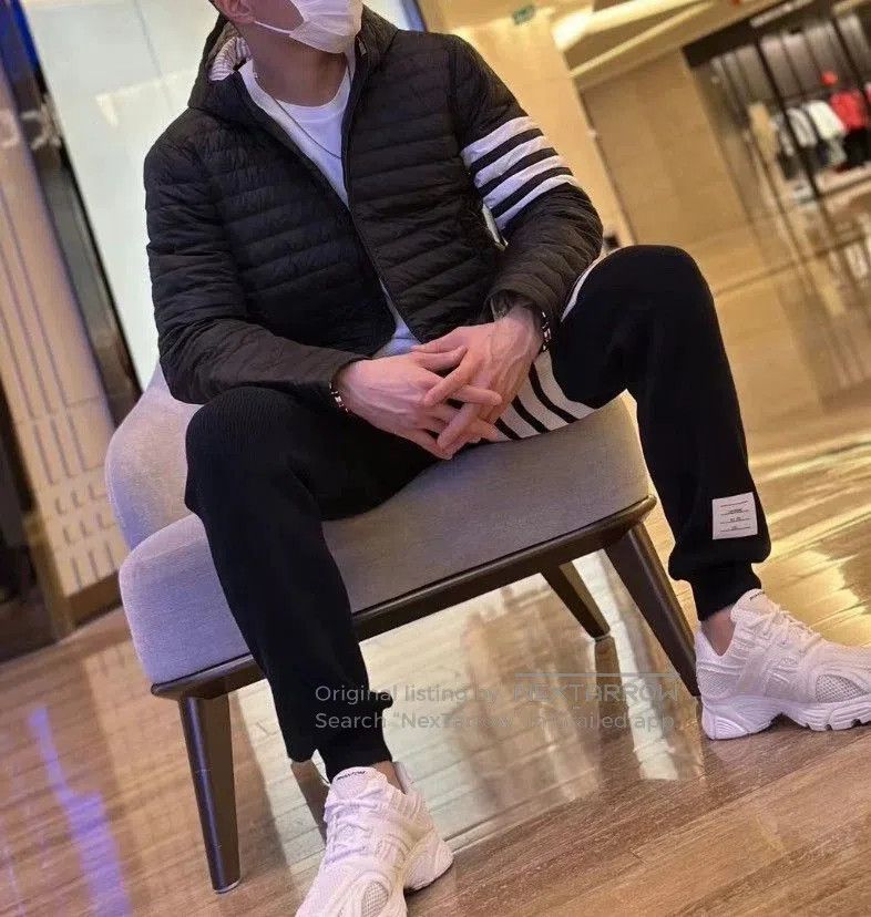 Thom Browne thom browne navy down jacket with stripes. Size US M / EU 48-50 / 2 - 5 Thumbnail