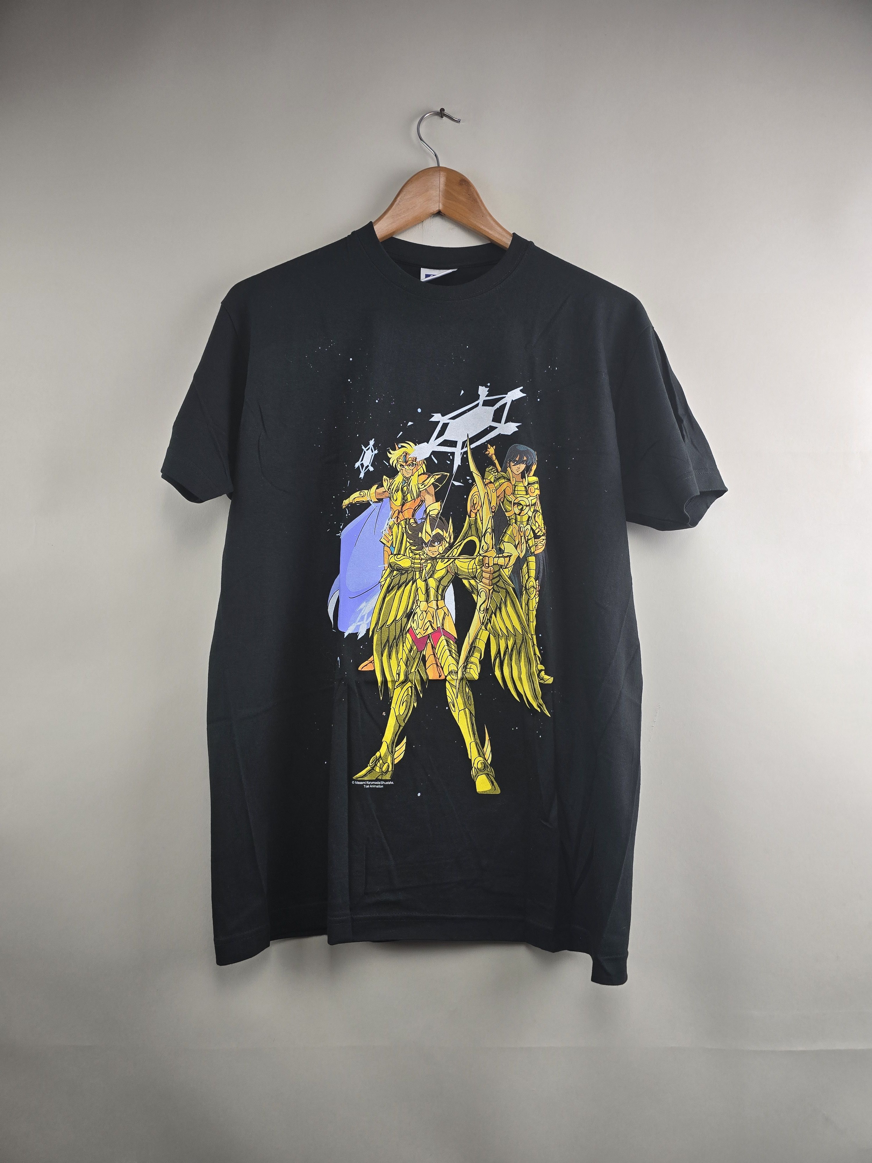 Anime × Vintage Early 2000s Saint Seiya Anime Tee M 20.5" 28" Size US M / EU 48-50 / 2 - 6 Thumbnail