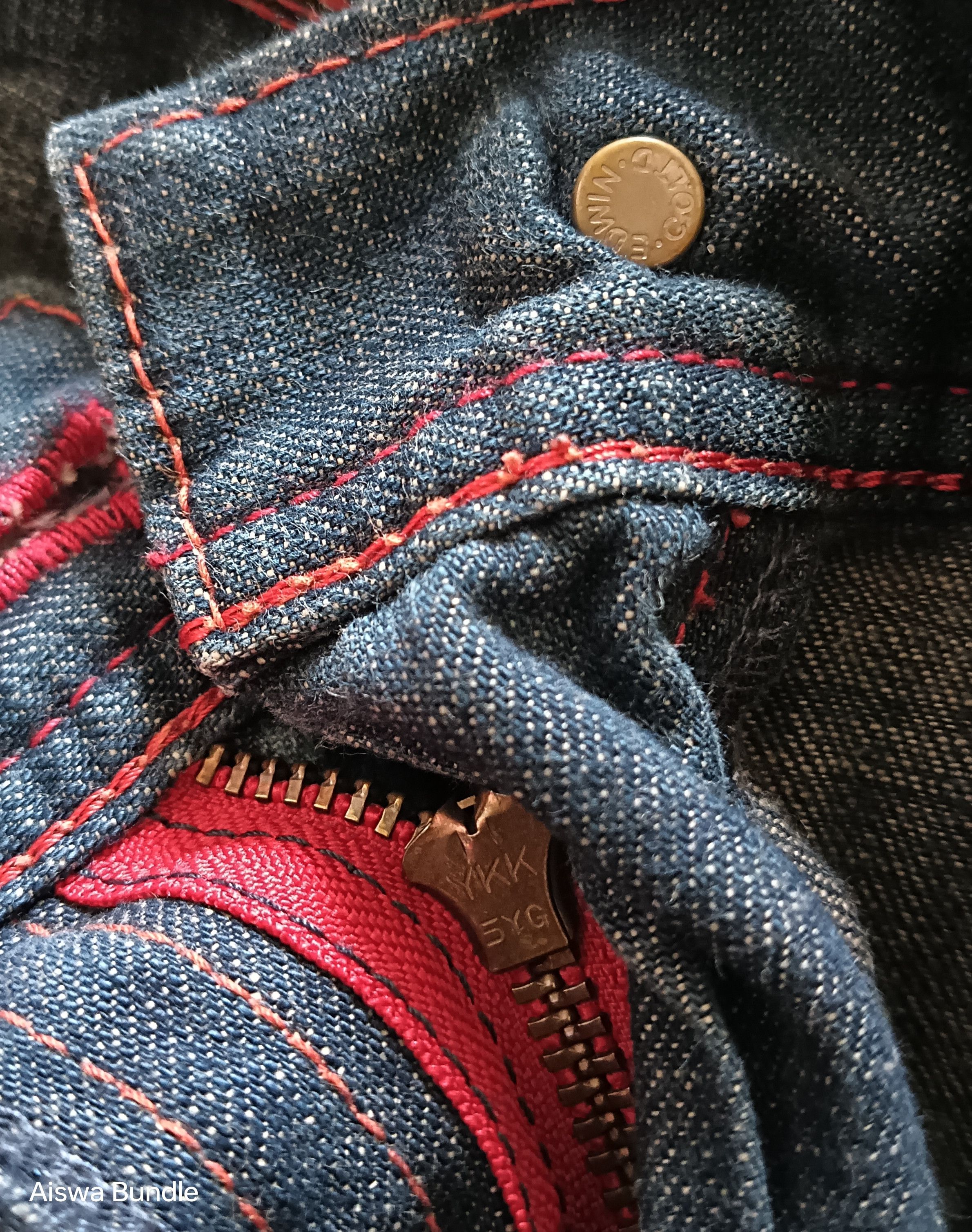 Edwin × Japanese Brand Edwin Blue Trip Distressed Denim Size US 38 / EU 54 - 13 Thumbnail