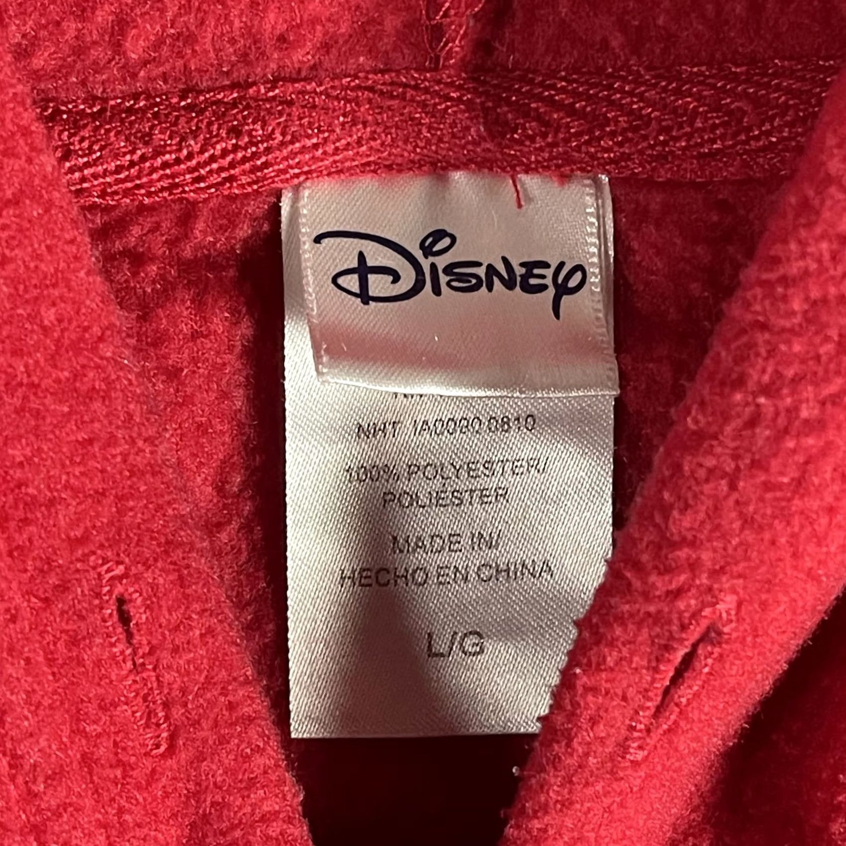 Disney Disney Hoodie Womens Large Mickey Mouse Full Zip Sweatshirt Fleece Embroidered Size L / US 10 / IT 46 - 5 Thumbnail