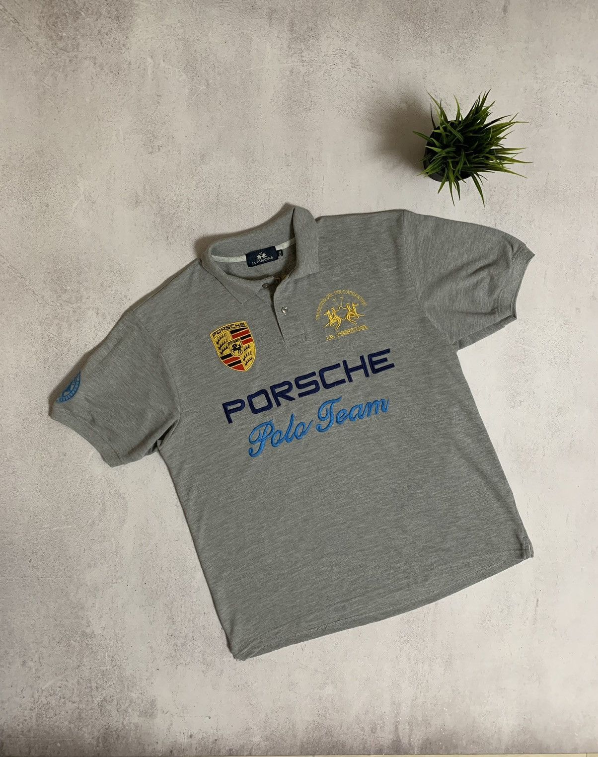 La Martina × Porsche Design × Vintage Vintage La Martina Porsche Polo T ...