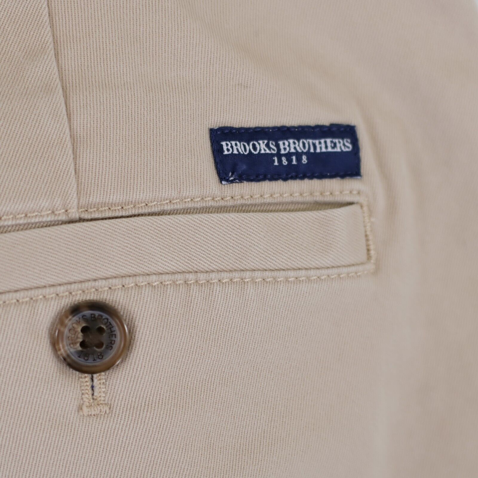 Brooks Brothers Brooks Brothers Clark Cream Tan Cotton Chino Pants 38/32 Fla Size US 38 / EU 54 - 4 Thumbnail