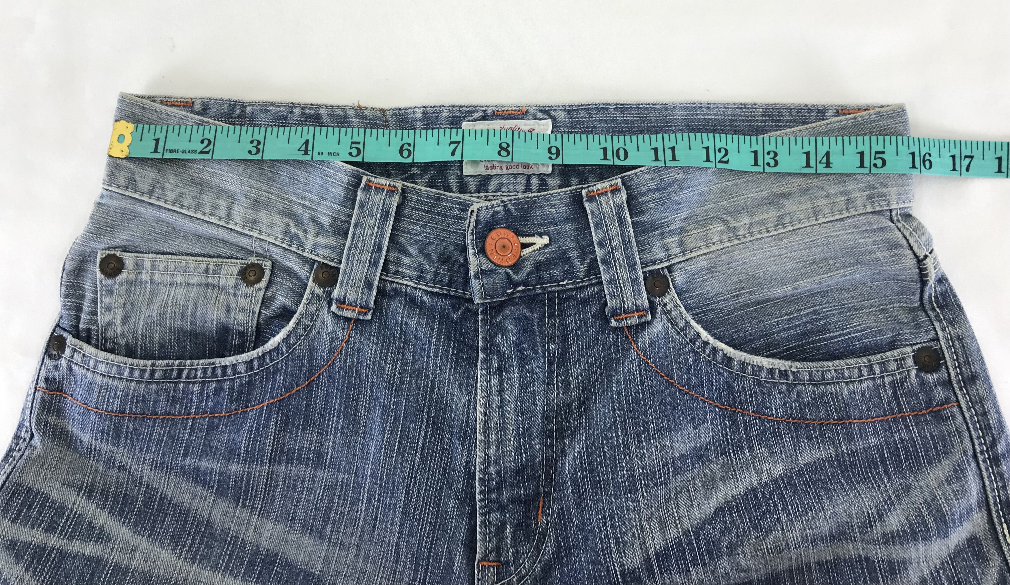 Edwin Vintage Edwin 403XVS Faded Blue Jeans Size US 31 - 14 Thumbnail