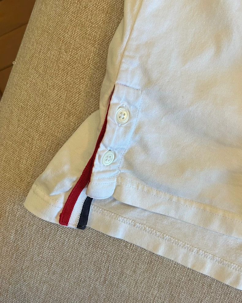 Thom Browne Thom Browne Round collar cotton short sleeves Size US M / EU 48-50 / 2 - 5 Thumbnail