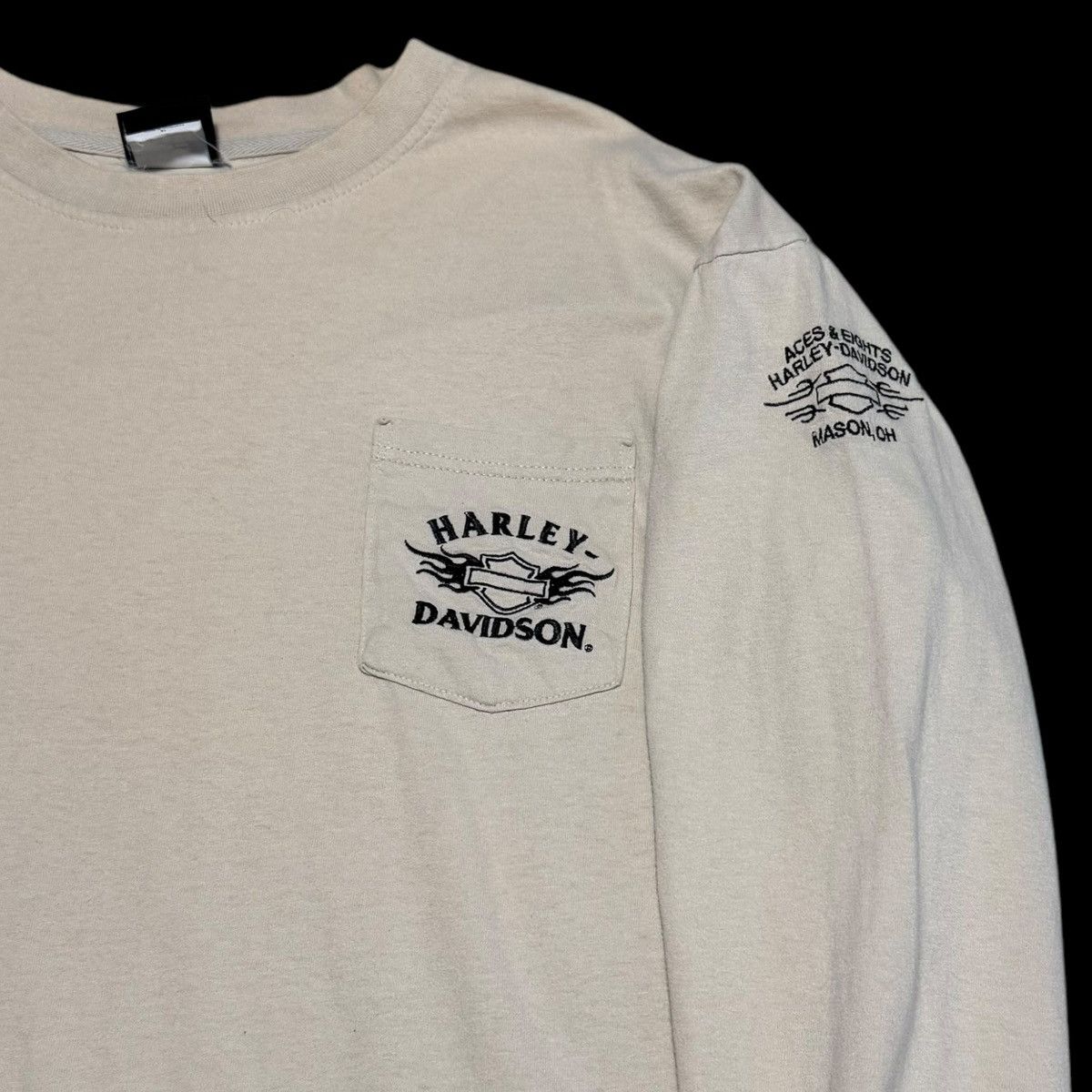 Harley Davidson Harley Davidson Tan Embroidered Long Sleeve Shirt Adult XL Size US XL / EU 56 / 4 - 2 Thumbnail