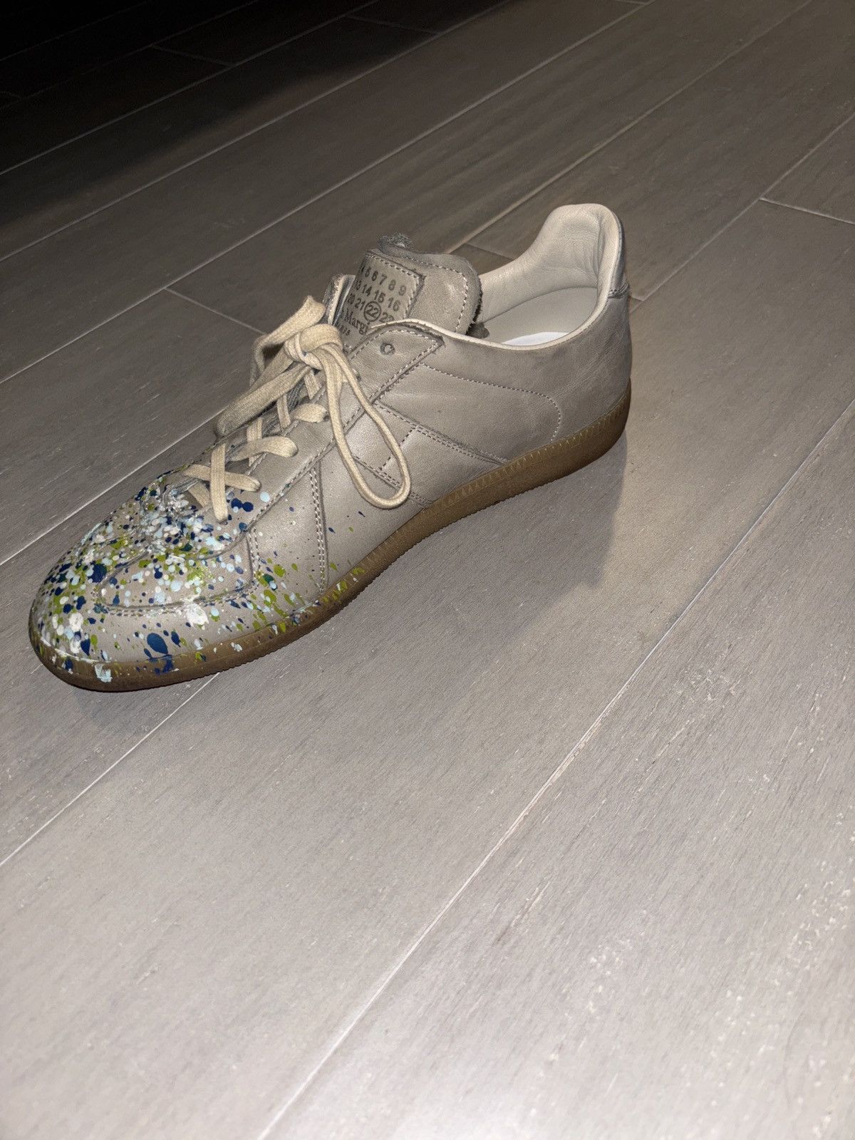 Maison Margiela Maison margiela dark grey paint splatter Size US 9 / EU 42 - 9 Thumbnail