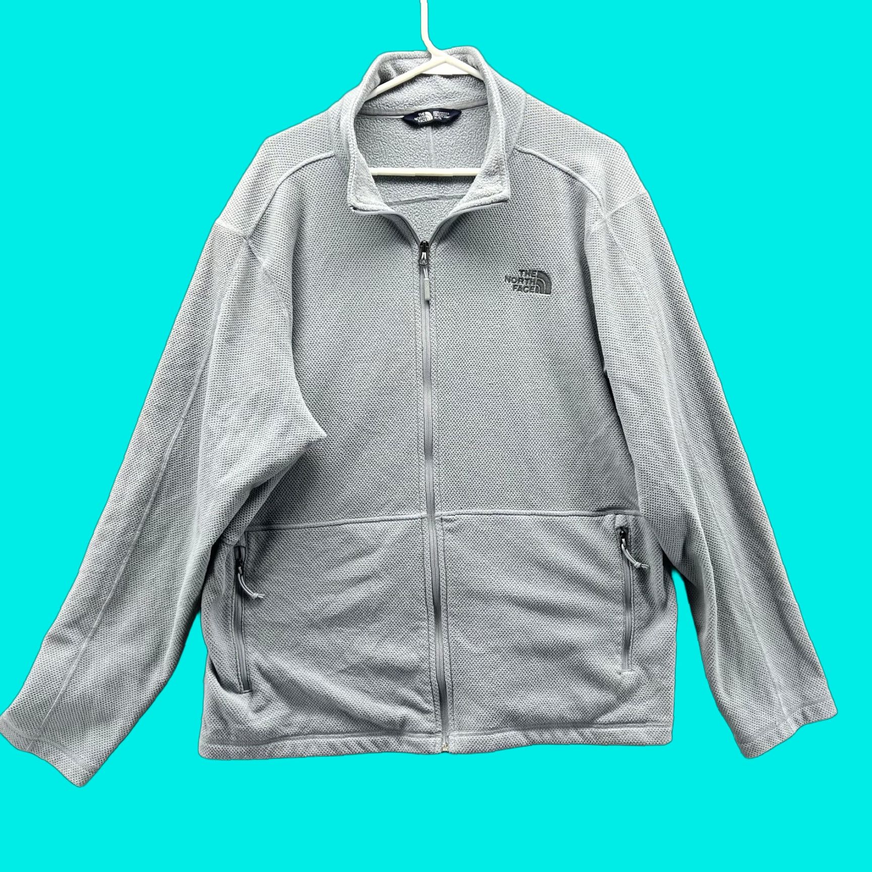 The North Face The North Face Fleece Jacket Mens XL Gray Full Zip Outdoor Hiking Warm Trail Shirt Mens XL Gray Full Zip Jacket Size US XL / EU 56 / 4 - 1 Thumbnail