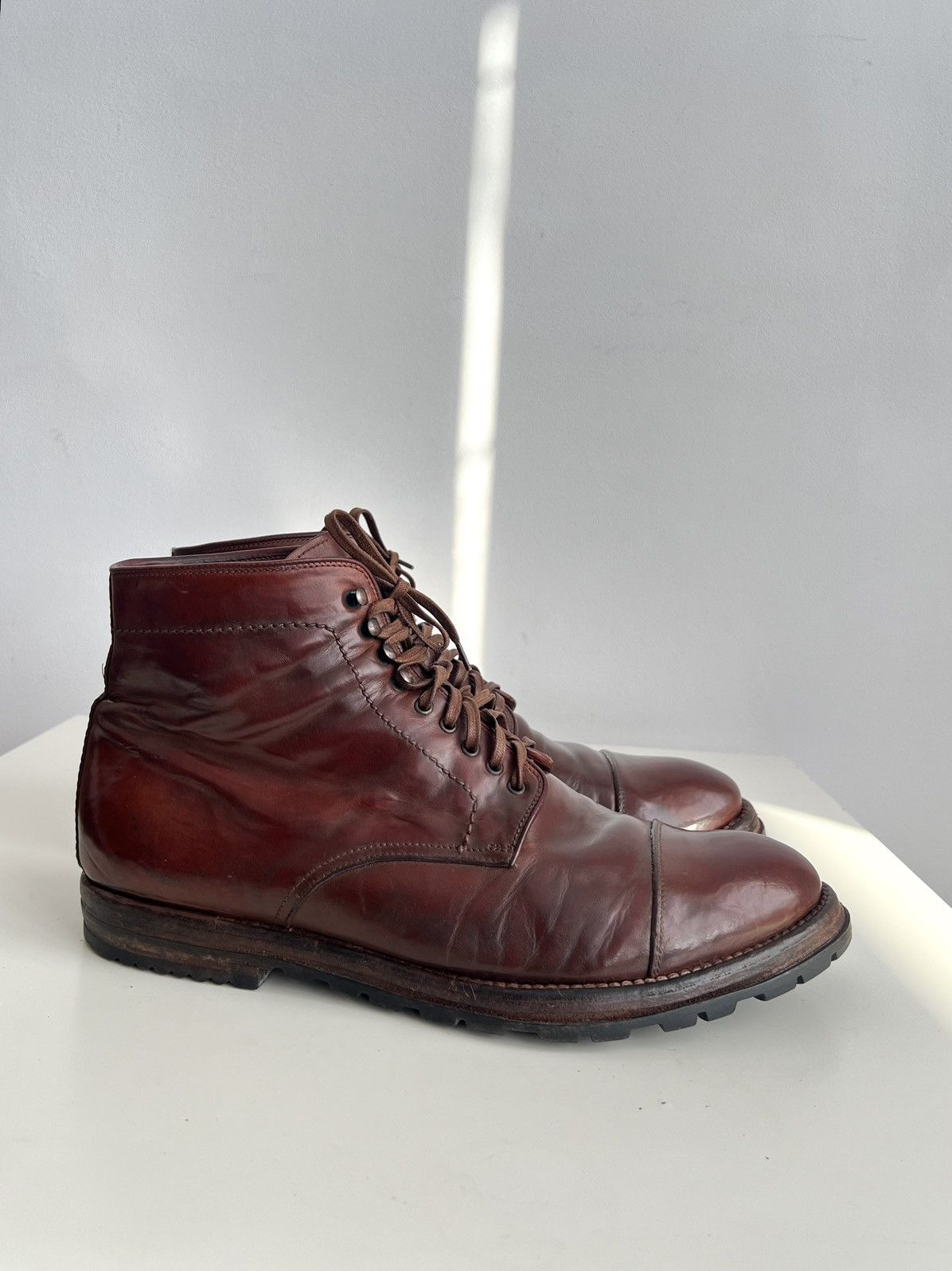 Marsell 🔥Officine Creative Komma Anatomia 16 Leather Boots Size US 11.5 / EU 44-45 - 2 Thumbnail
