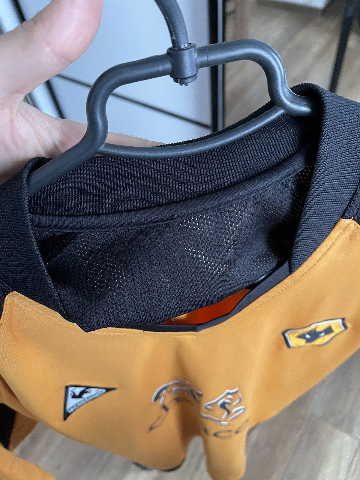 Le Coq Sportif 2004/2005 Wolverhampton Wanderers Wolves Vintage Jersey Tee Size US M / EU 48-50 / 2 - 7 Thumbnail