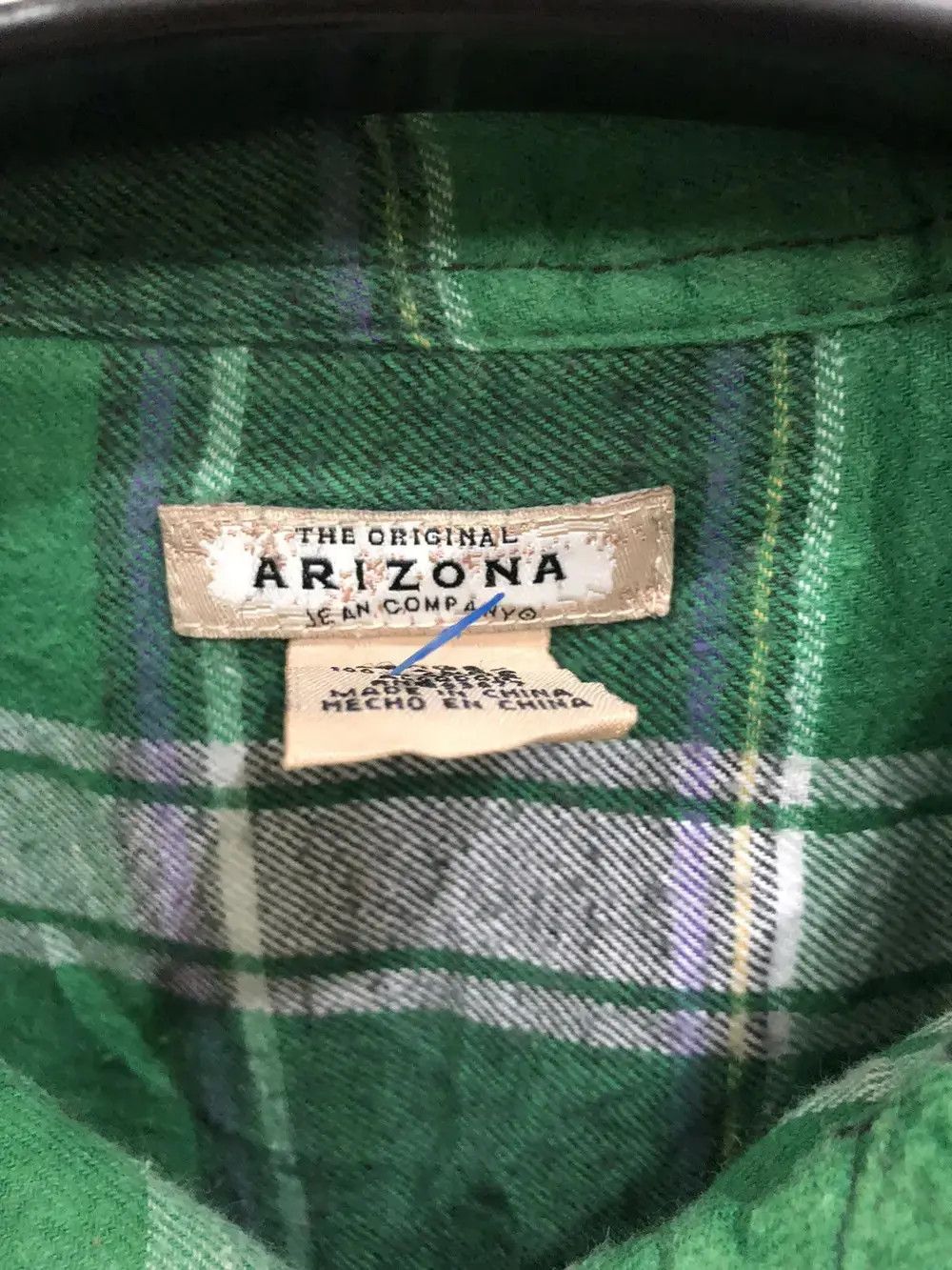 Vintage Vintage Arizona Plaid Tartan Flannel Shirt 👕 Size US M / EU 48-50 / 2 - 3 Thumbnail