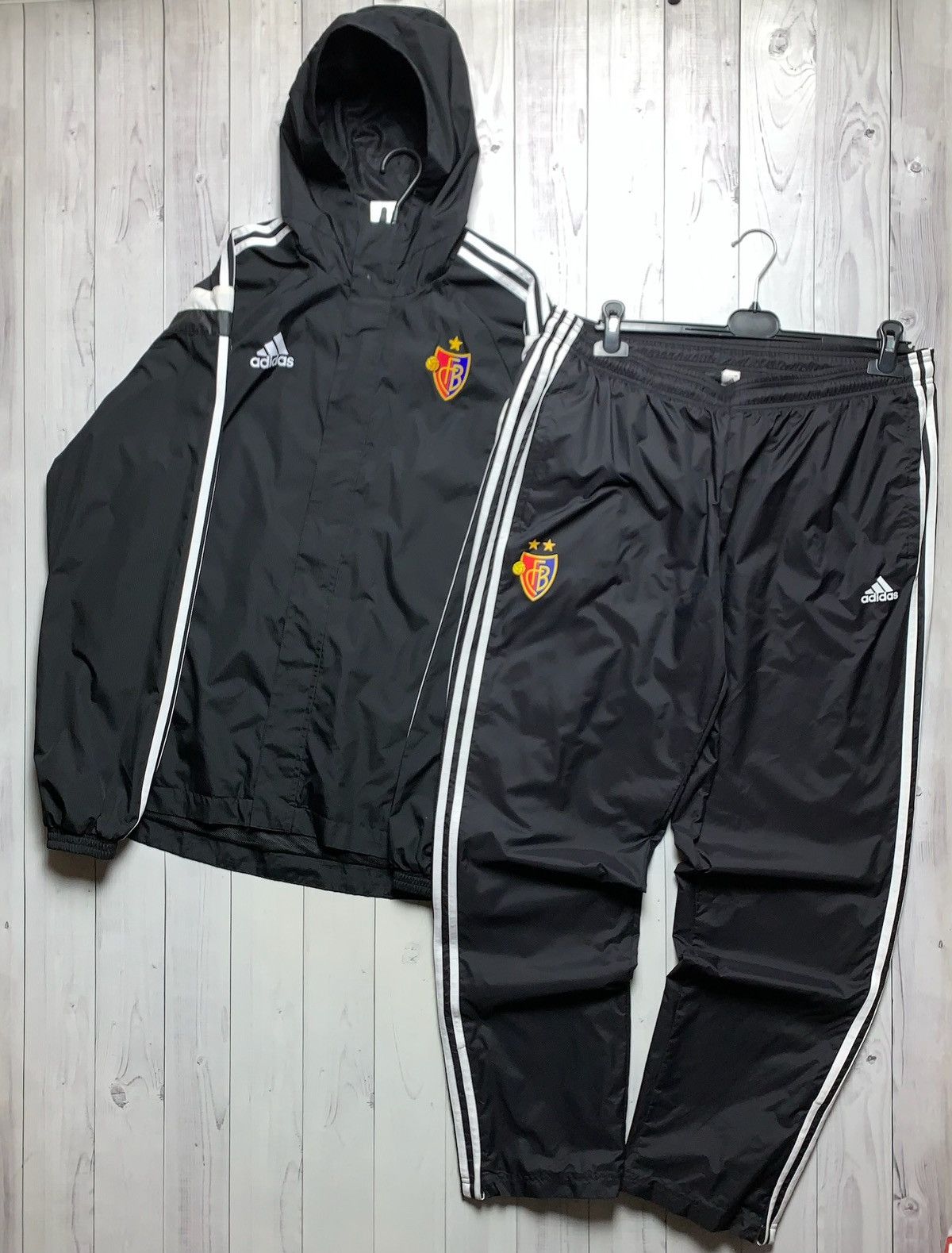Adidas Adidas Basel soccer tracksuit size L-XL Size US XL / EU 56 / 4 - 1 Thumbnail