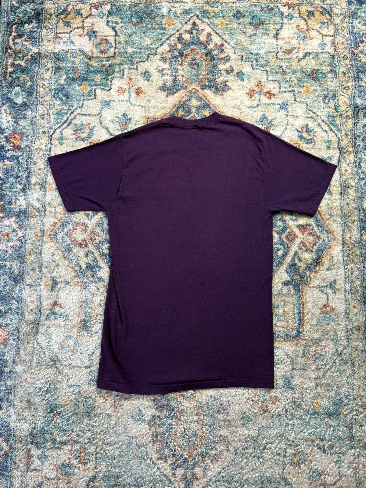 Russell Athletic Vintage Russell Athletic Purple Blank T-shirt Medium Size US M / EU 48-50 / 2 - 2 Thumbnail