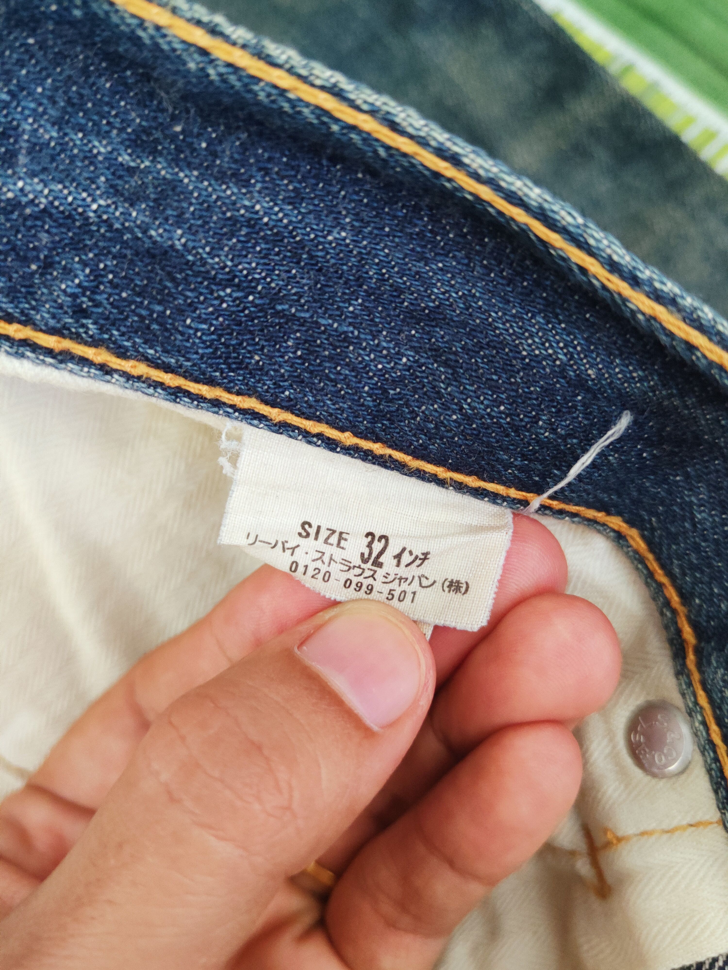 Levi's 505 Levi's Dark Blue Distressed Ripped Jeans #S2672 Size US 32 / EU 48 - 20 Thumbnail