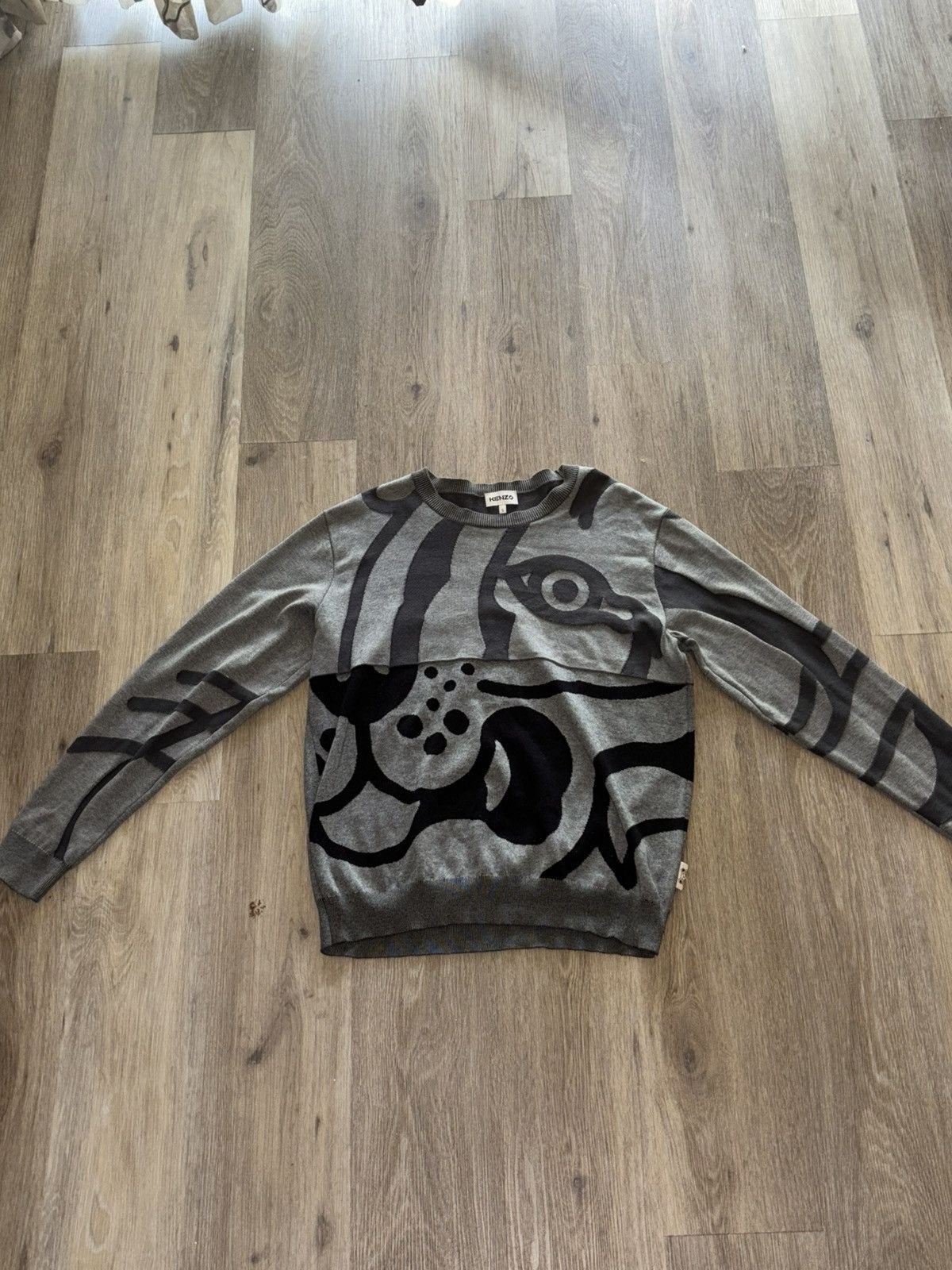 Kenzo abstract tiger-print sweatshirt Size US M / EU 48-50 / 2 - 3 Thumbnail
