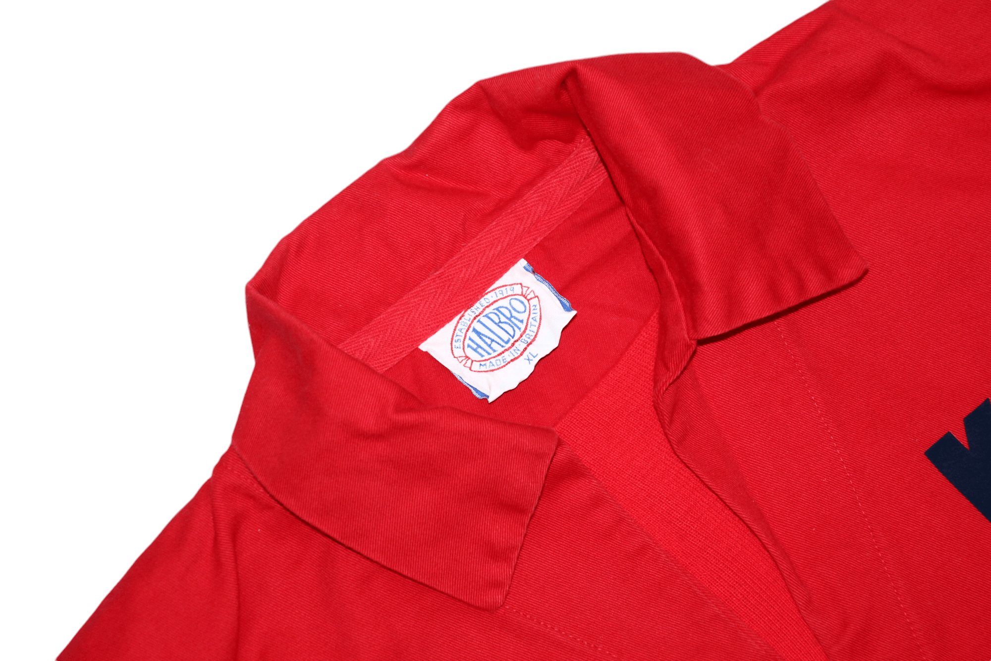 Other UK VTG 70's 80's Halbro UK Rugged Twill Rugby Polo Shirt Size US XL / EU 56 / 4 - 7 Thumbnail