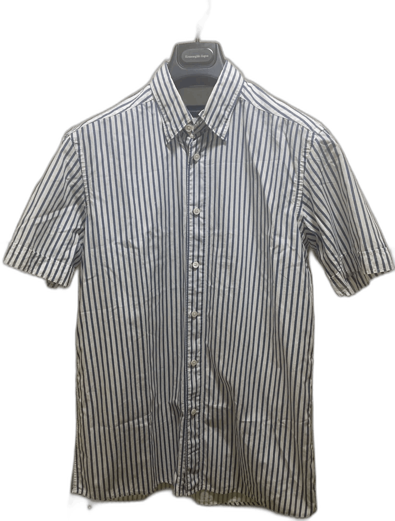 Ermenegildo Zegna Ermenegildo Zegna Men's Short Sleeve Shirt Size US M / EU 48-50 / 2 - 1 Thumbnail