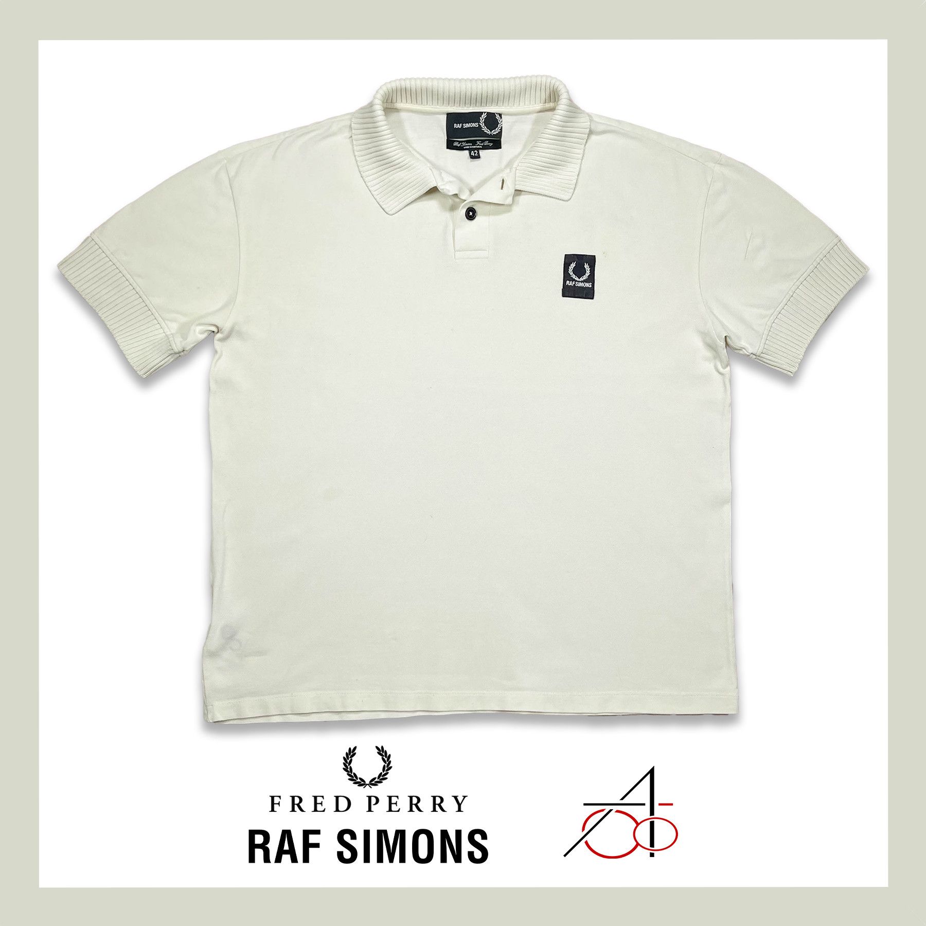 Fred Perry × Raf Simons Fred Perry x Raf Simons Polo • 42IT (XL size) Size US XL / EU 56 / 4 - 1 Thumbnail