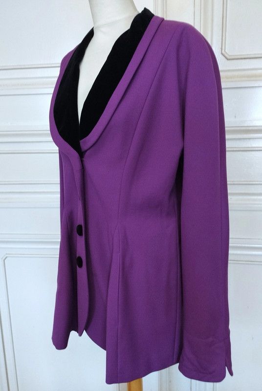 Karl Lagerfeld Karl Lagerfeld Veste Longue Laine Lin Velours T XL Size XL / US 12-14 / IT 48-50 - 4 Thumbnail