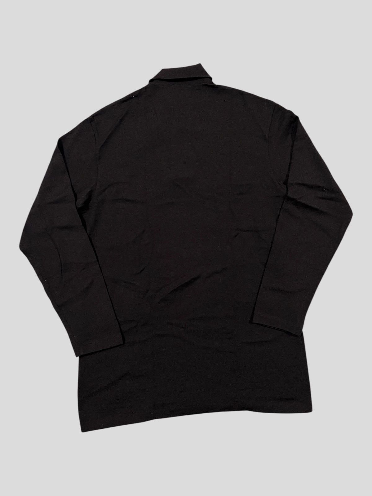 Yohji Yamamoto Vintage Yohji Yamamoto Laine Wool Half Button Knit Sweater Size US L / EU 52-54 / 3 - 2 Thumbnail