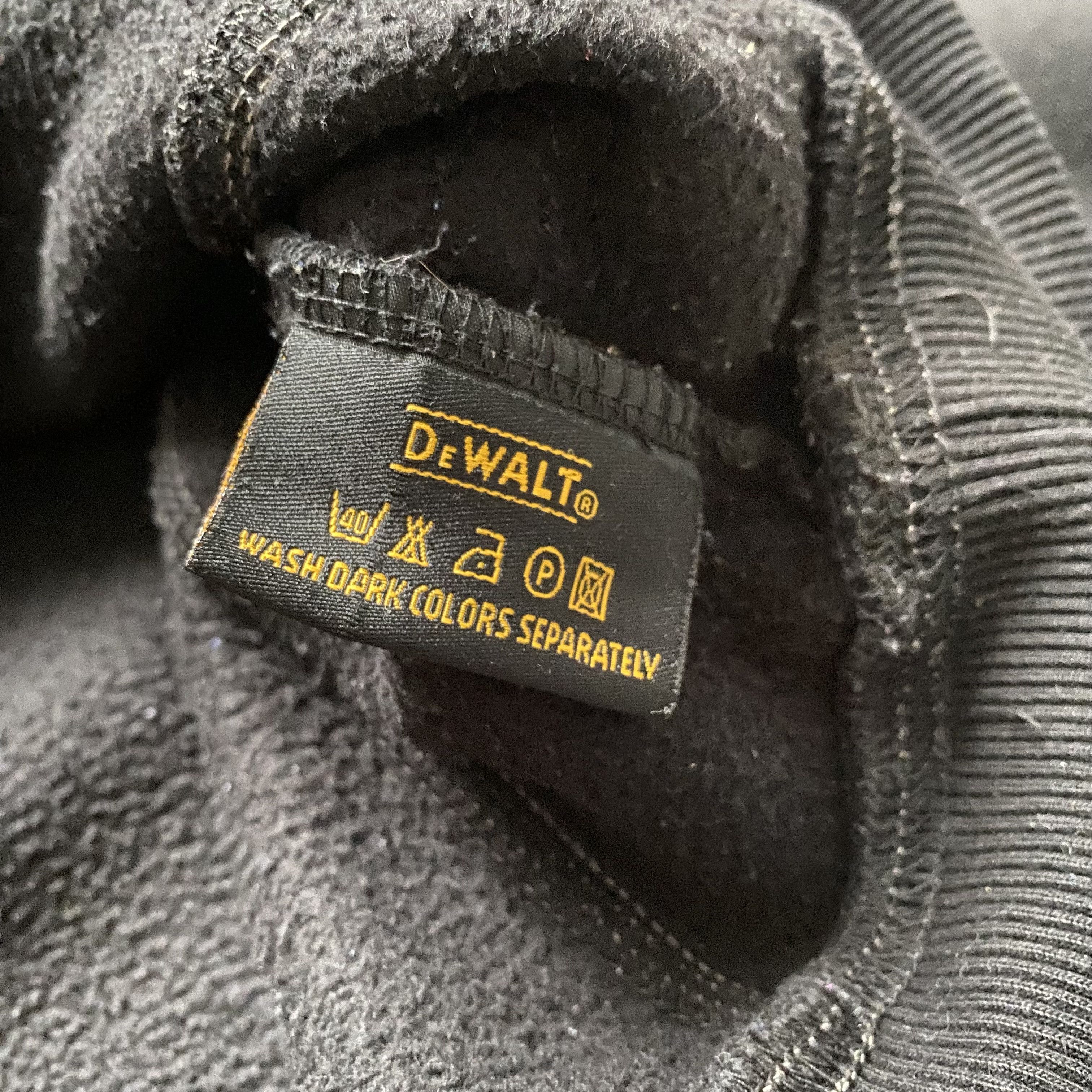 Carhartt 🔩 Vintage DeWALT Work heavy sweatshirt center logo Size US L / EU 52-54 / 3 - 8 Thumbnail