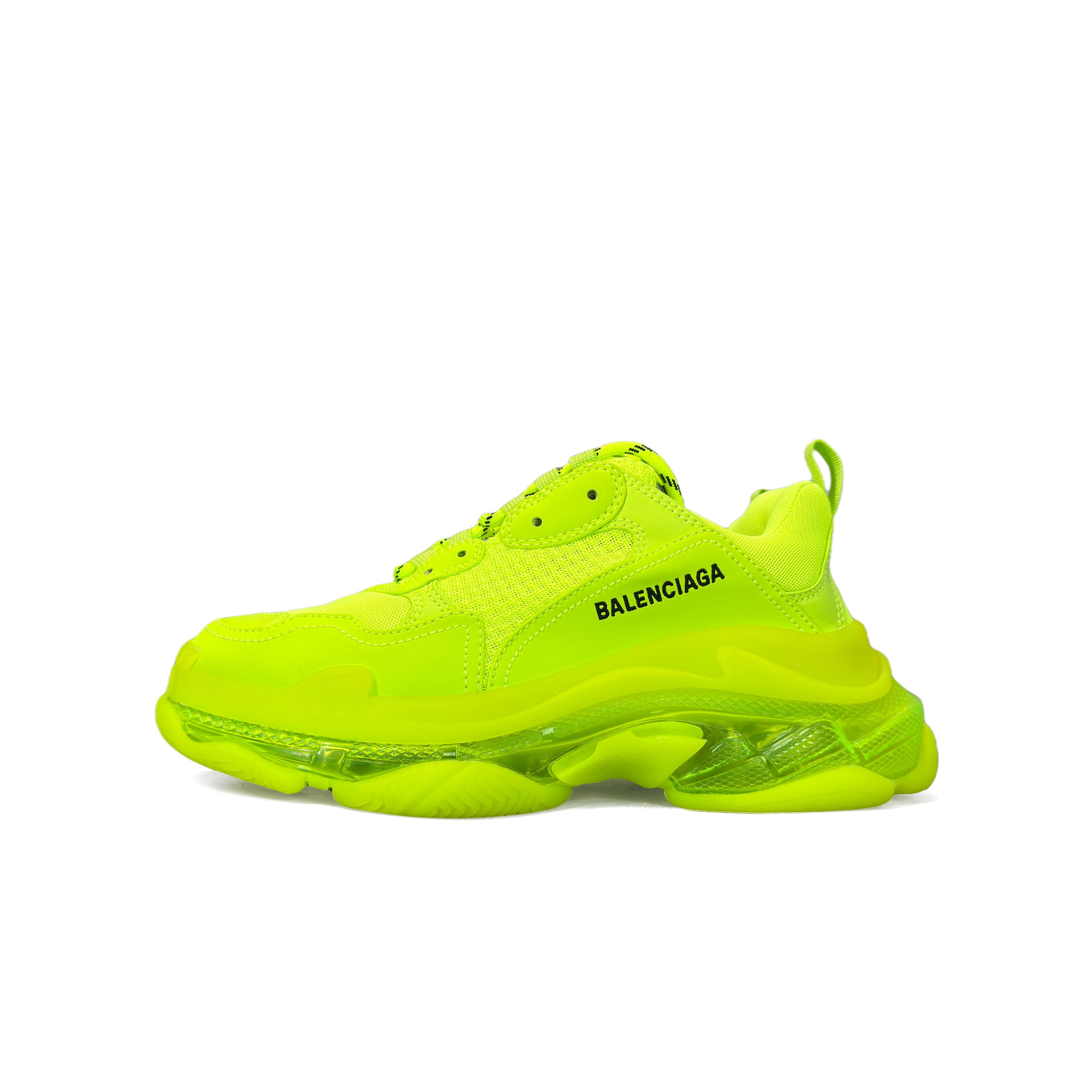 Balenciaga Balenciaga Neon Yellow Triple S Sneakers Size US 7 / EU 40 Size US 7 / EU 40 - 1 Thumbnail