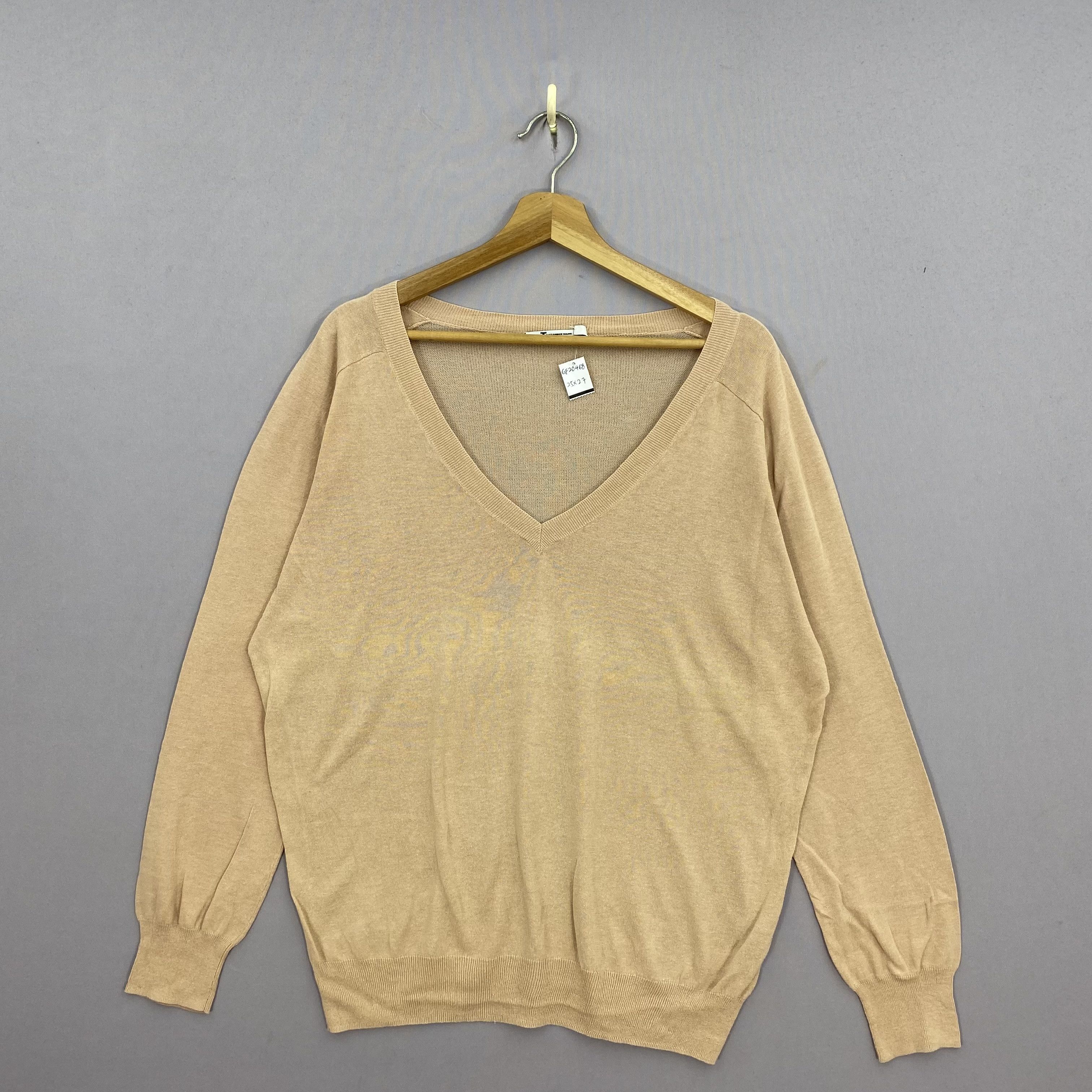 Alexander Wang Vintage T by Alexander Wang V-Neck Sweatshirt Knit Jumper Size XL / US 12-14 / IT 48-50 - 2 Thumbnail