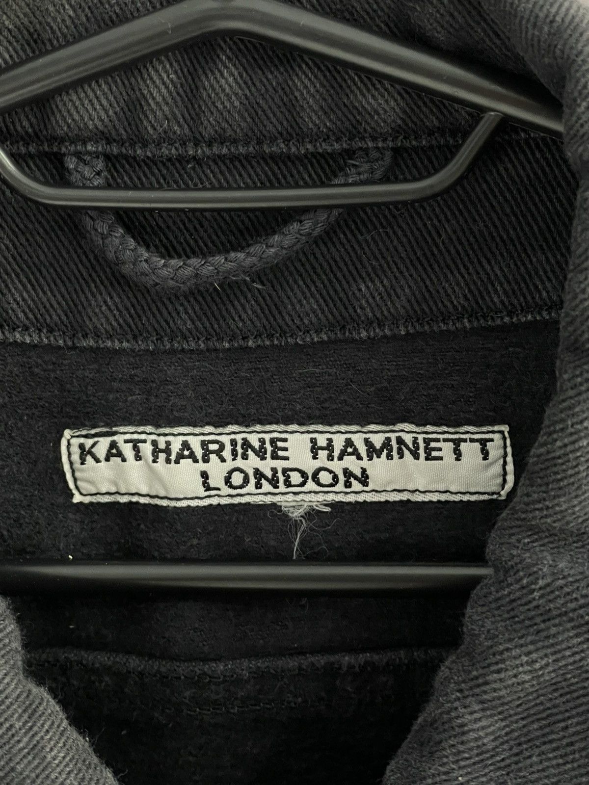 Japanese Brand × Katharine Hamnett London Vintage Katharine Hamnett London Denim Cropped Jacket Size M / US 6-8 / IT 42-44 - 8 Thumbnail