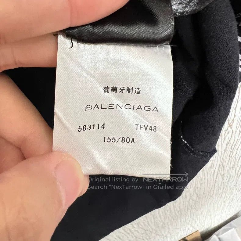 Balenciaga Balenciaga Full-print logo barrage long-sleeved shirt Size US XS / EU 42 / 0 - 5 Thumbnail