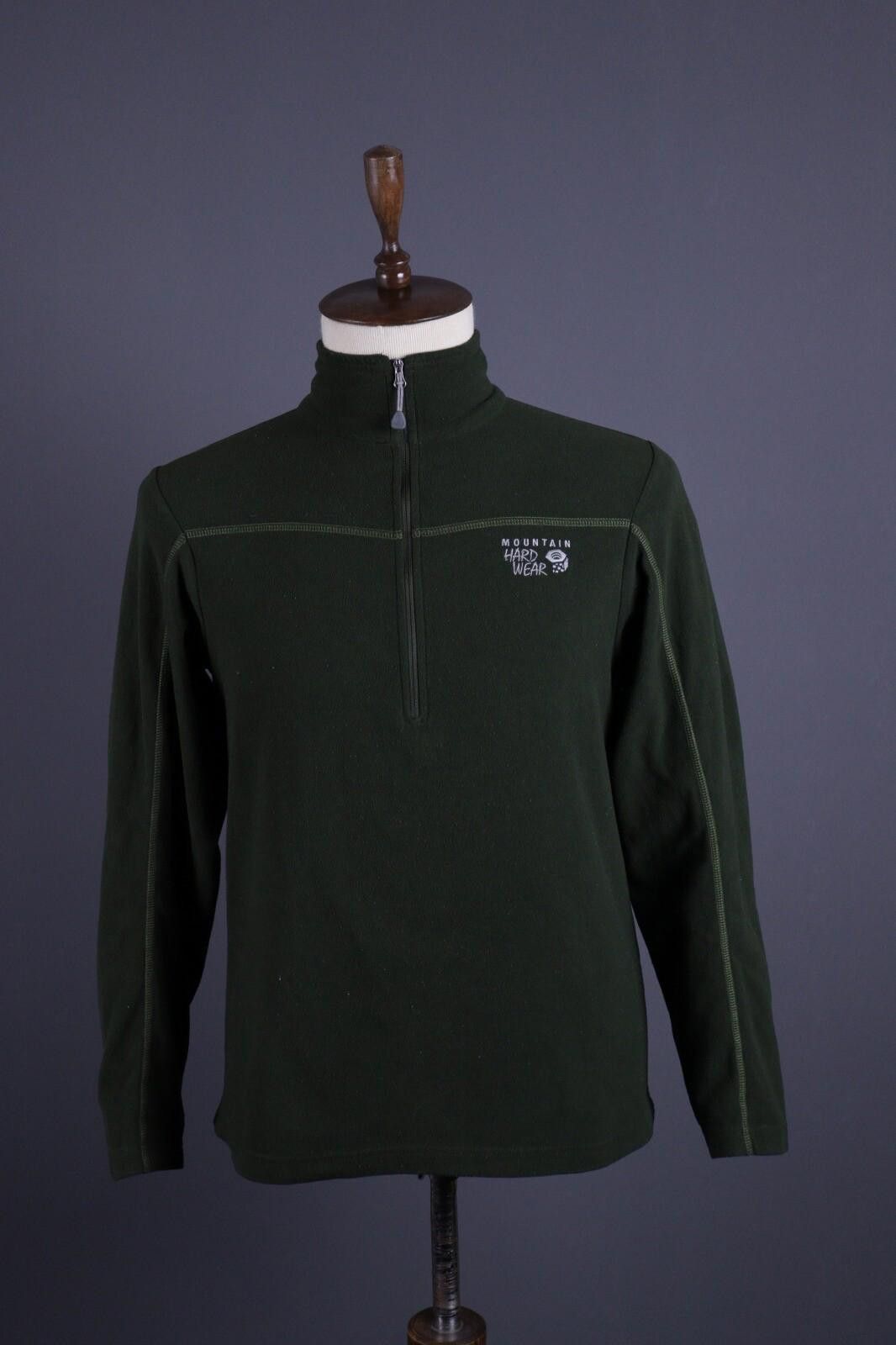 Mountain Hardwear Mountain Hardwear Dark Khaki 1/4 Zip Jacket Size M Size US M / EU 48-50 / 2 - 1 Thumbnail