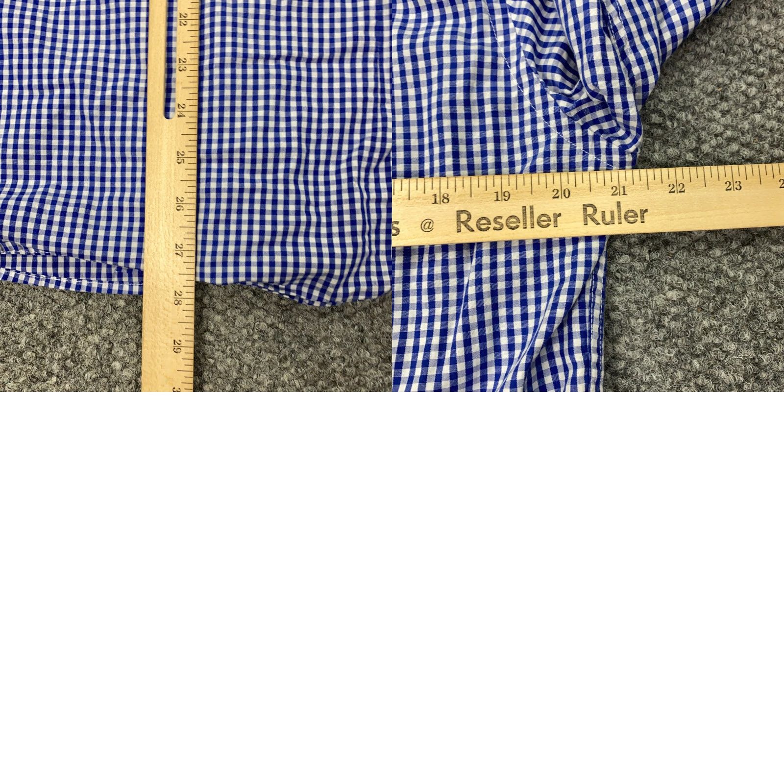 Footjoy VINTAGE FootJoy Shirt Mens L Blue Plaid Button-Down 90s Cowboy Western Style, Cotton Shirt Mens Large Blue, Long Sleeve, Button-Up, Regular Fit Size US L / EU 52-54 / 3 - 8 Thumbnail