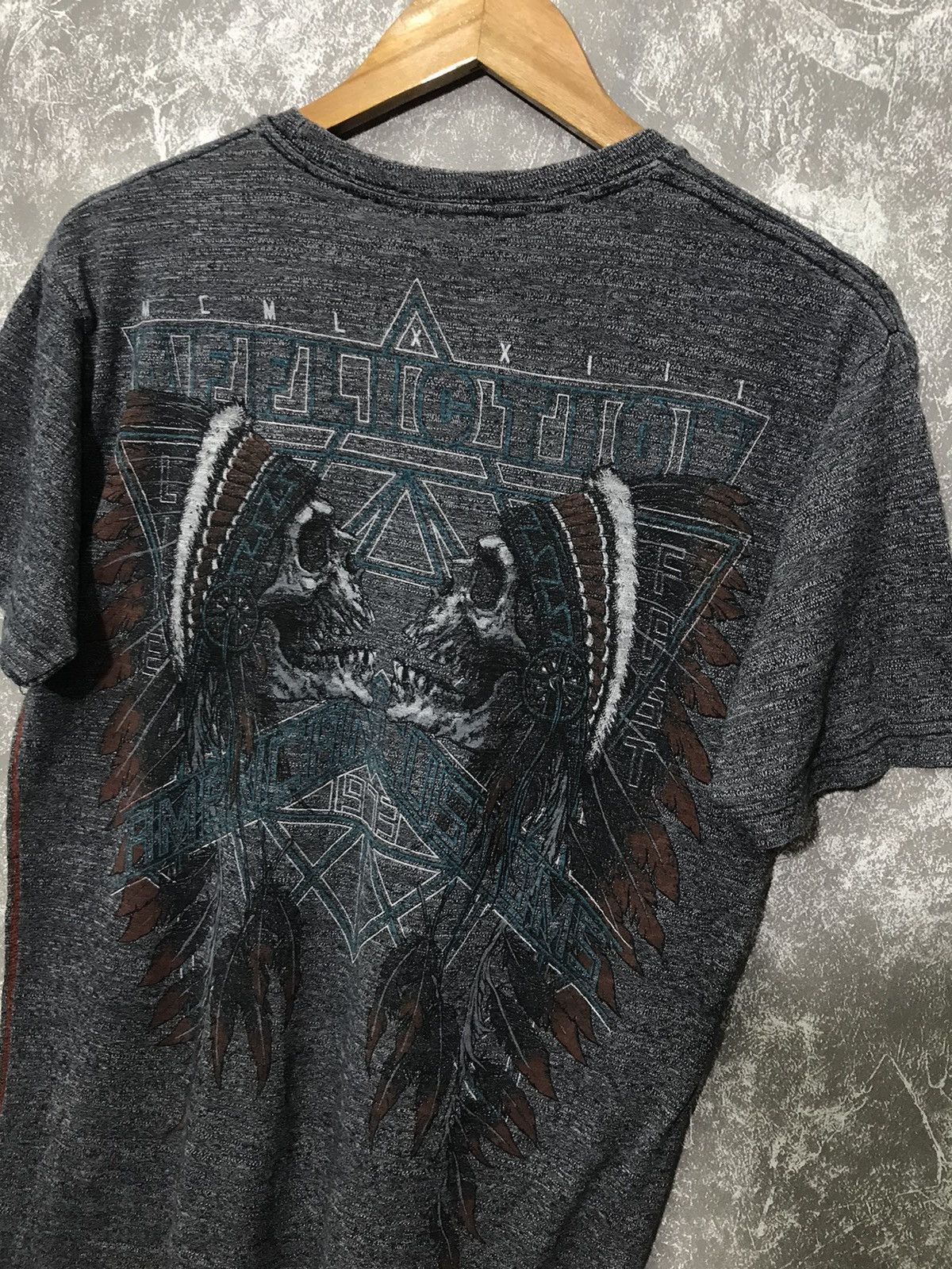 Affliction × Ed Hardy × Southpole Affliction Skull Y2K Graphic Tee Size US M / EU 48-50 / 2 - 9 Thumbnail
