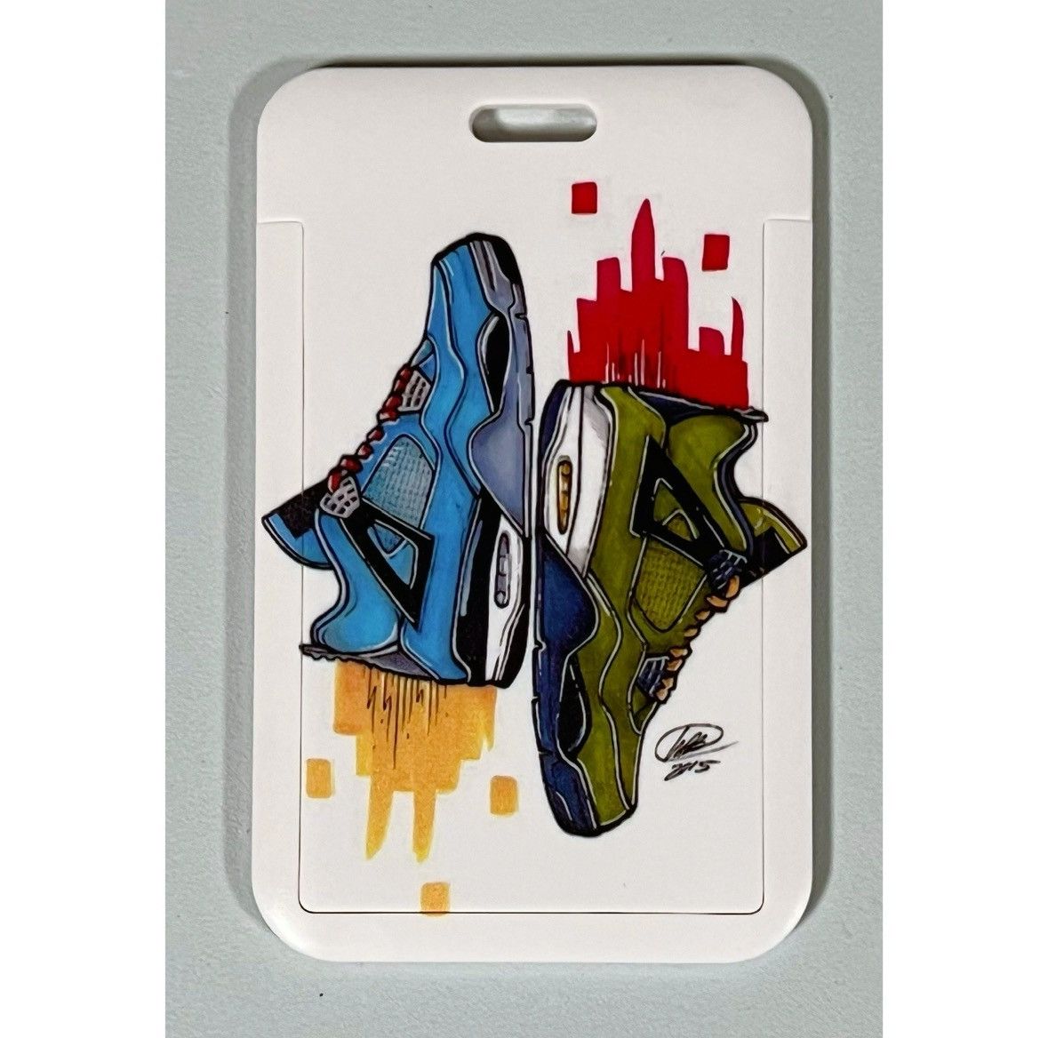 Nike × Vintage Nike Sneakers ID Card Holder Name Tag Case ✨ #nike #sneakers Size ONE SIZE - 1 Thumbnail