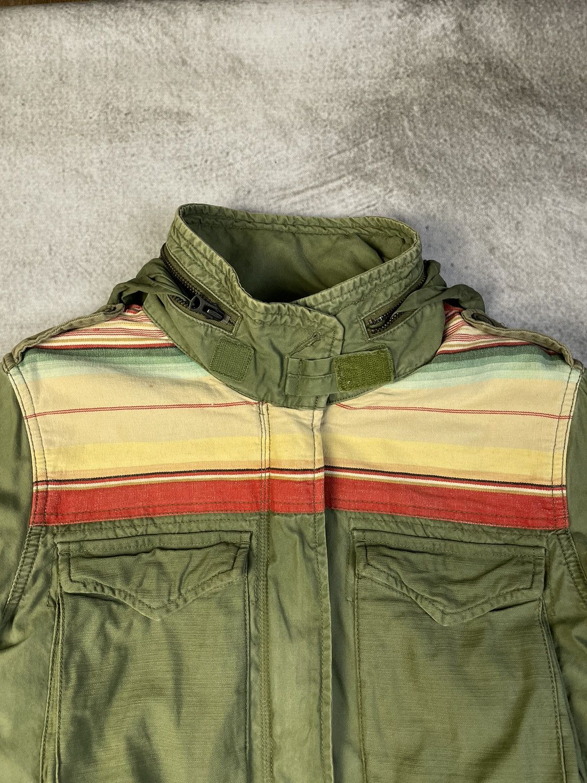 Denim & Supply Ralph Lauren Denim & Supply Ralph Lauren Serape Panelled M65 Field Jacket Size US S / EU 44-46 / 1 - 4 Thumbnail