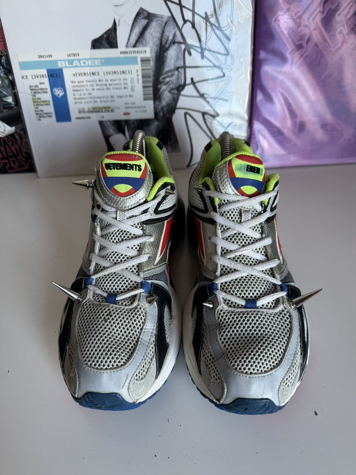 Vetements Vetements x Reebok Spike Runner 200 Sneakers Archive Luxury Size US 8.5 / EU 41-42 - 11 Thumbnail
