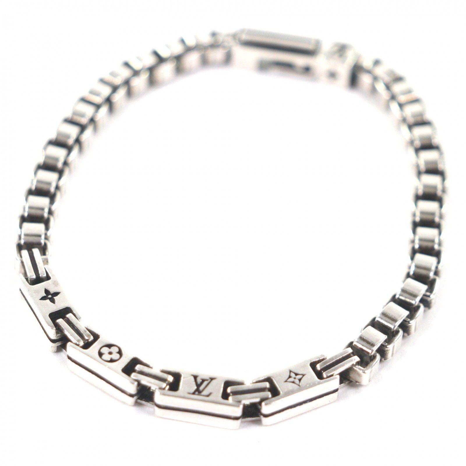 Louis Vuitton Louis Vuitton Louis Vuitton LV Tailor AG925 Bracelet Precious Metal Bracelet M1149M DUTY FREE for USA Size ONE SIZE - 1 Thumbnail