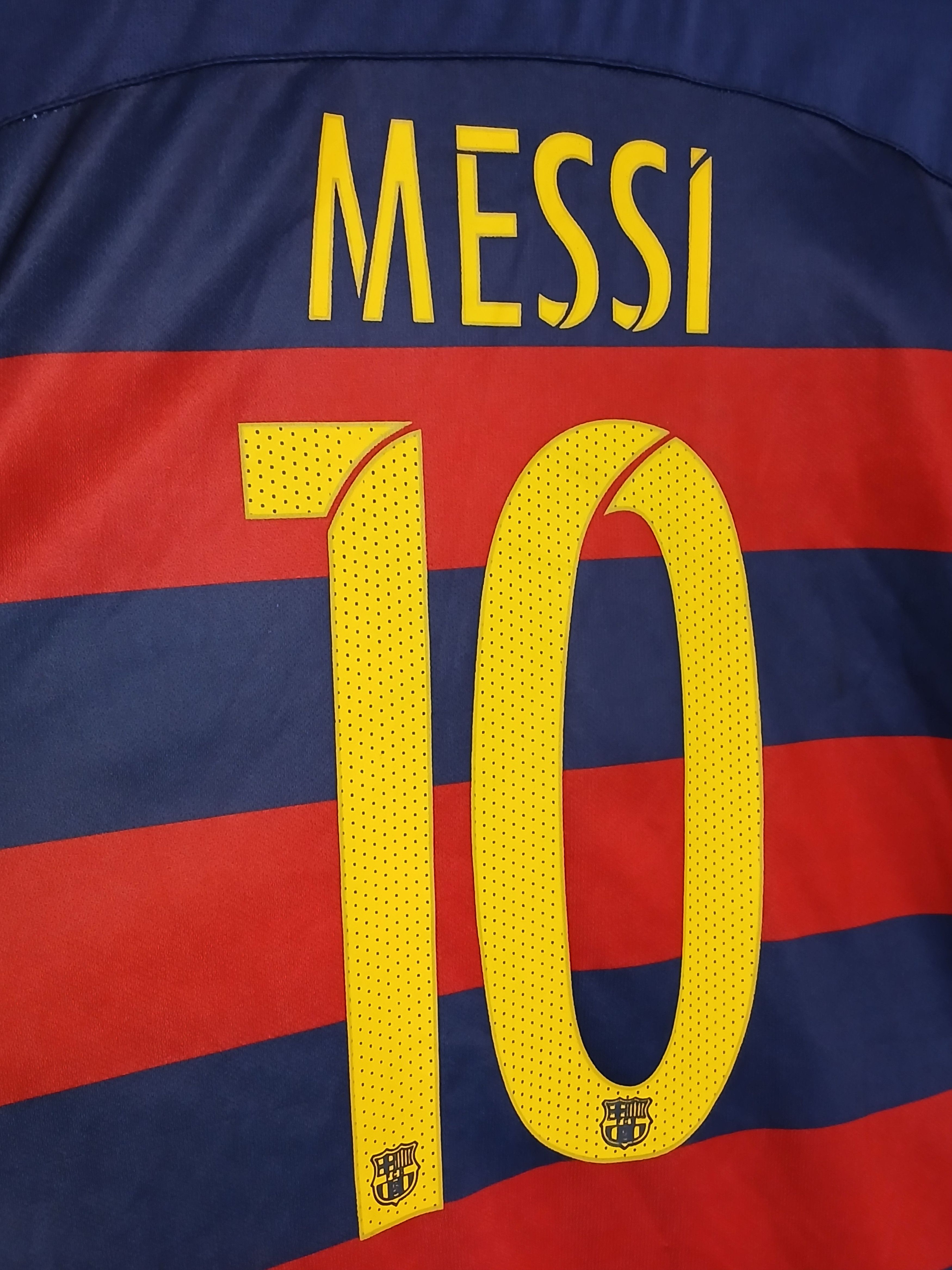 Other Barcelona 2015/2016 Home Messi Football Jersey T-Shirt Size US M / EU 48-50 / 2 - 3 Thumbnail