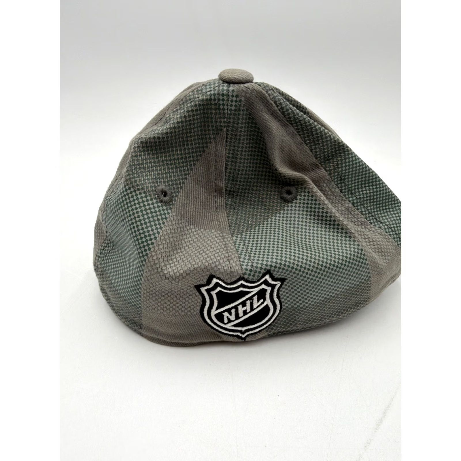 Reebok Reebok Center Ice Minnesota Wild Hat Mens Green Gray Cap NHL Hockey Checkered S/M XS? Size ONE SIZE - 4 Thumbnail