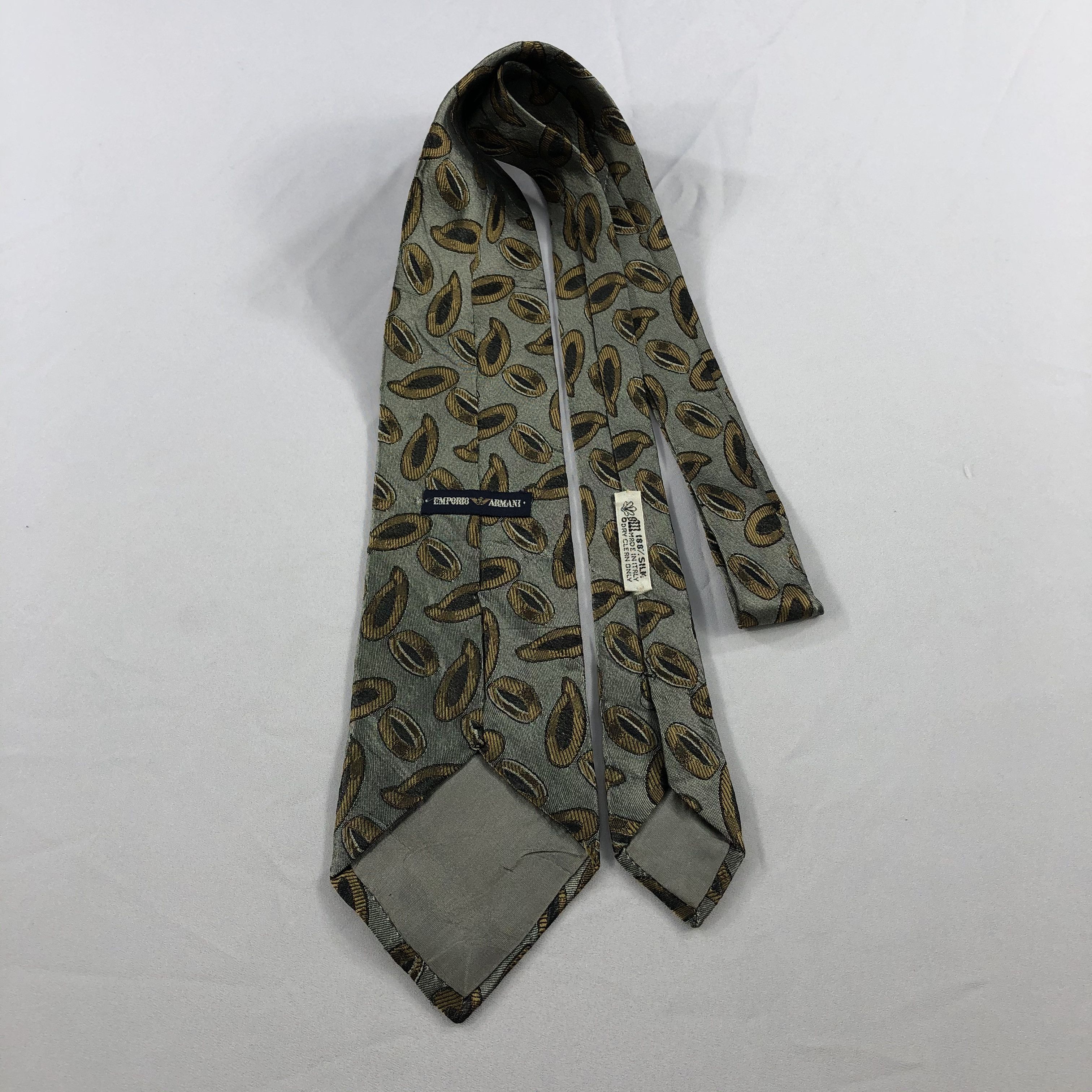 Emporio Armani × Vintage Emporio Armani Silk Neck Ties T110 Size ONE SIZE - 2 Thumbnail
