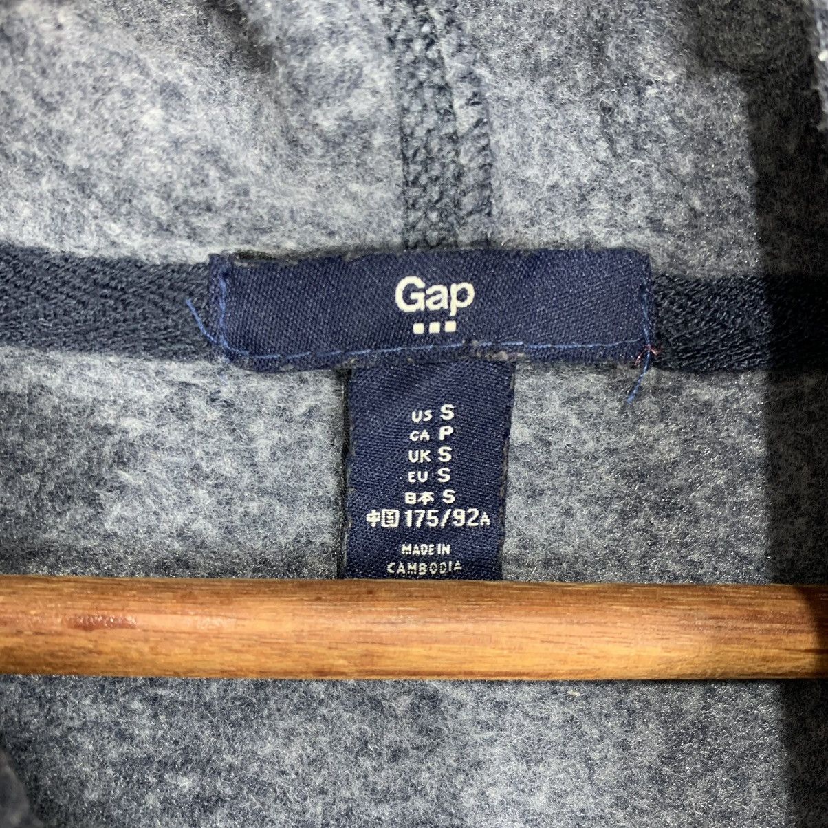 Gap × Vintage Vintage GAP Hoodie Sweatshirt Big Logo Size US M / EU 48-50 / 2 - 5 Thumbnail