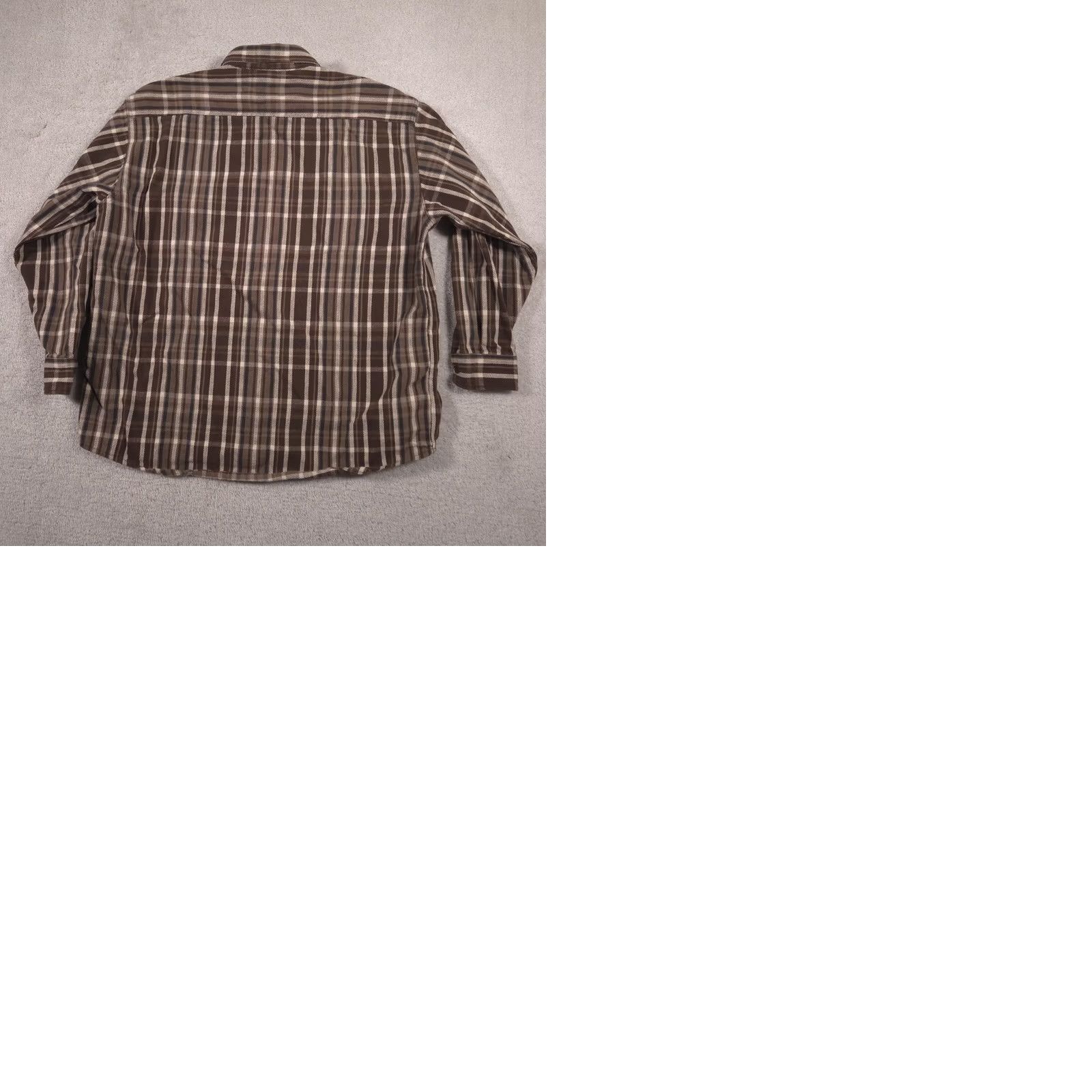 Duluth Trading Company Duluth Trading Co Shirt Mens XL Brown Plaid Flannel Button Front Long Sleeve Size US XL / EU 56 / 4 - 9 Thumbnail
