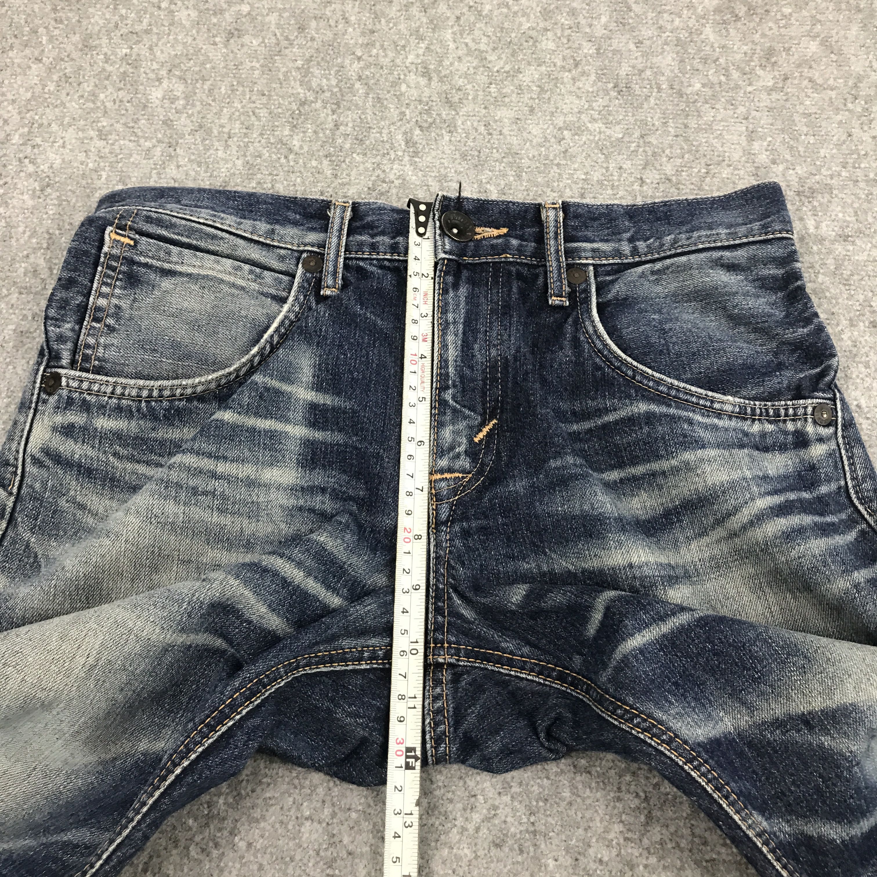 Edwin JAPAN EDWIN DISTRESSED FADED DENIM PANTS Size US 30 / EU 46 - 10 Thumbnail