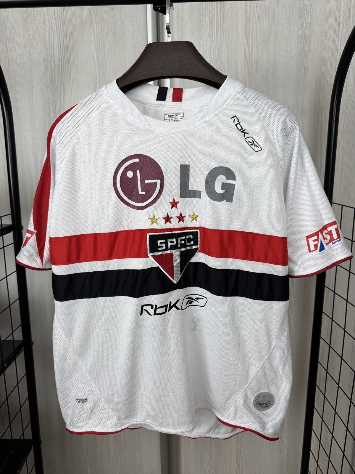 Reebok San Paolo Reebok vintage #10 soccer jersey football shirt Size US L / EU 52-54 / 3 - 2 Thumbnail